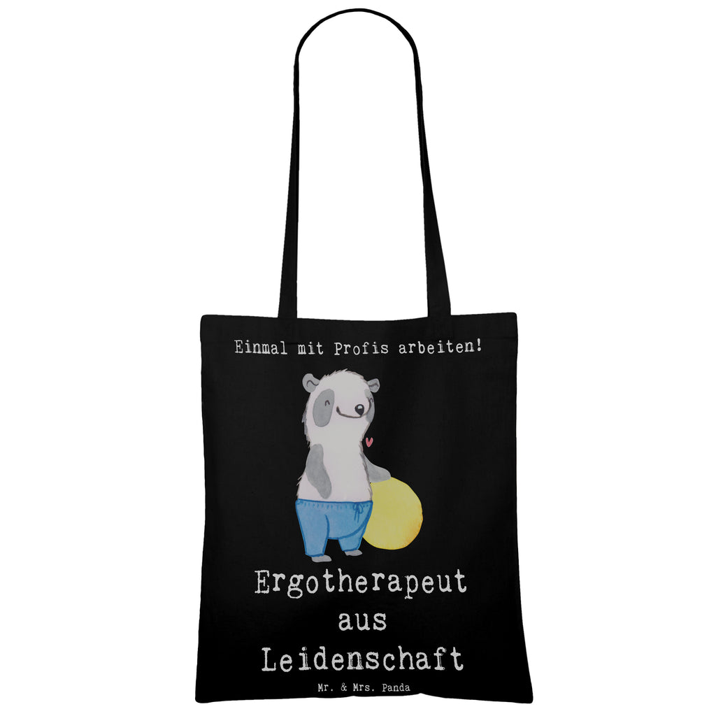 Tragetasche Ergotherapeut aus Leidenschaft Beuteltasche, Beutel, Einkaufstasche, Jutebeutel, Stoffbeutel, Tasche, Shopper, Umhängetasche, Strandtasche, Schultertasche, Stofftasche, Tragetasche, Badetasche, Jutetasche, Einkaufstüte, Laptoptasche, Beruf, Ausbildung, Jubiläum, Abschied, Rente, Kollege, Kollegin, Geschenk, Schenken, Arbeitskollege, Mitarbeiter, Firma, Danke, Dankeschön, Ergotherapeut, Ergotherapie