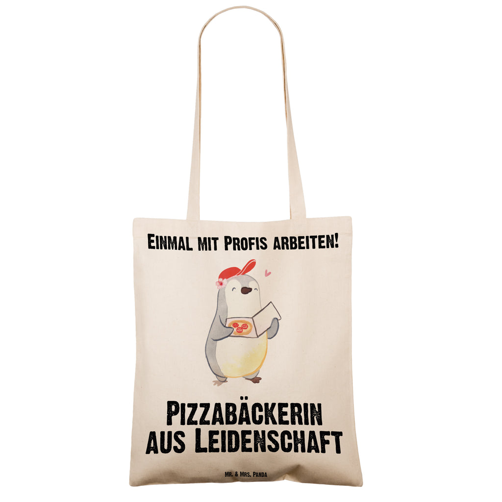 Tragetasche Pizzabäckerin aus Leidenschaft Beuteltasche, Beutel, Einkaufstasche, Jutebeutel, Stoffbeutel, Tasche, Shopper, Umhängetasche, Strandtasche, Schultertasche, Stofftasche, Tragetasche, Badetasche, Jutetasche, Einkaufstüte, Laptoptasche, Beruf, Ausbildung, Jubiläum, Abschied, Rente, Kollege, Kollegin, Geschenk, Schenken, Arbeitskollege, Mitarbeiter, Firma, Danke, Dankeschön, Lieferdienstmitarbeiterin, Pizzabäckerin, Pizzabotin, Pizzabringdienst, Lieferbringdienst