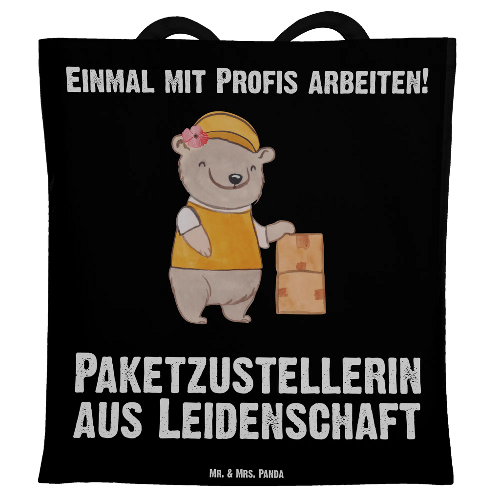 Tragetasche Paketzustellerin aus Leidenschaft Beuteltasche, Beutel, Einkaufstasche, Jutebeutel, Stoffbeutel, Tasche, Shopper, Umhängetasche, Strandtasche, Schultertasche, Stofftasche, Tragetasche, Badetasche, Jutetasche, Einkaufstüte, Laptoptasche, Beruf, Ausbildung, Jubiläum, Abschied, Rente, Kollege, Kollegin, Geschenk, Schenken, Arbeitskollege, Mitarbeiter, Firma, Danke, Dankeschön, Paketzustellerin, Paketbotin, Zustellservice Pakete