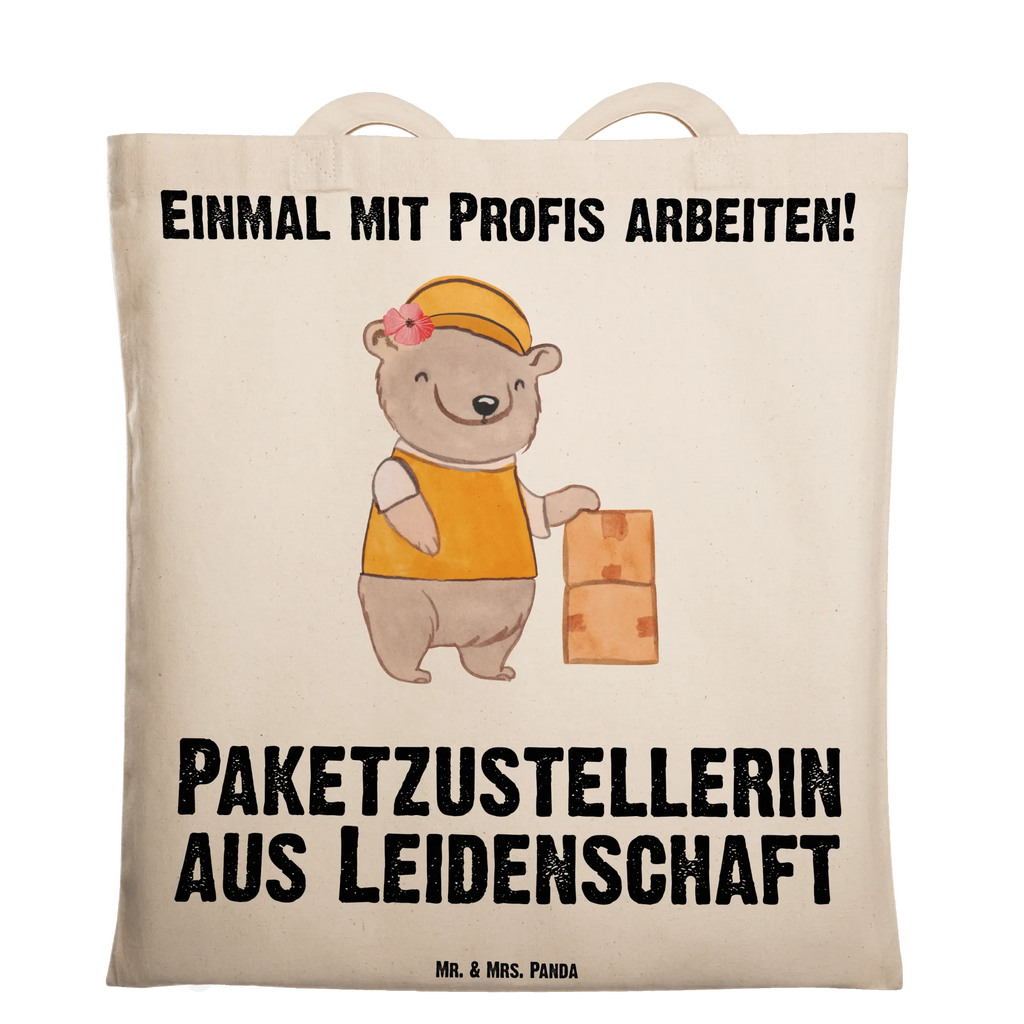 Tragetasche Paketzustellerin aus Leidenschaft Beuteltasche, Beutel, Einkaufstasche, Jutebeutel, Stoffbeutel, Tasche, Shopper, Umhängetasche, Strandtasche, Schultertasche, Stofftasche, Tragetasche, Badetasche, Jutetasche, Einkaufstüte, Laptoptasche, Beruf, Ausbildung, Jubiläum, Abschied, Rente, Kollege, Kollegin, Geschenk, Schenken, Arbeitskollege, Mitarbeiter, Firma, Danke, Dankeschön, Paketzustellerin, Paketbotin, Zustellservice Pakete