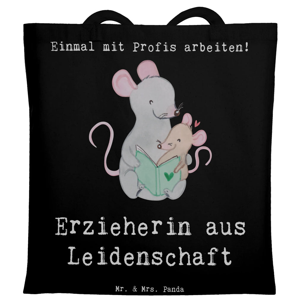 Tragetasche Erzieherin aus Leidenschaft Beuteltasche, Beutel, Einkaufstasche, Jutebeutel, Stoffbeutel, Tasche, Shopper, Umhängetasche, Strandtasche, Schultertasche, Stofftasche, Tragetasche, Badetasche, Jutetasche, Einkaufstüte, Laptoptasche, Beruf, Ausbildung, Jubiläum, Abschied, Rente, Kollege, Kollegin, Geschenk, Schenken, Arbeitskollege, Mitarbeiter, Firma, Danke, Dankeschön, Erzieherin, Kindergärtnerin, Pädagogin, Abschiedsgeschenke Kindergarten