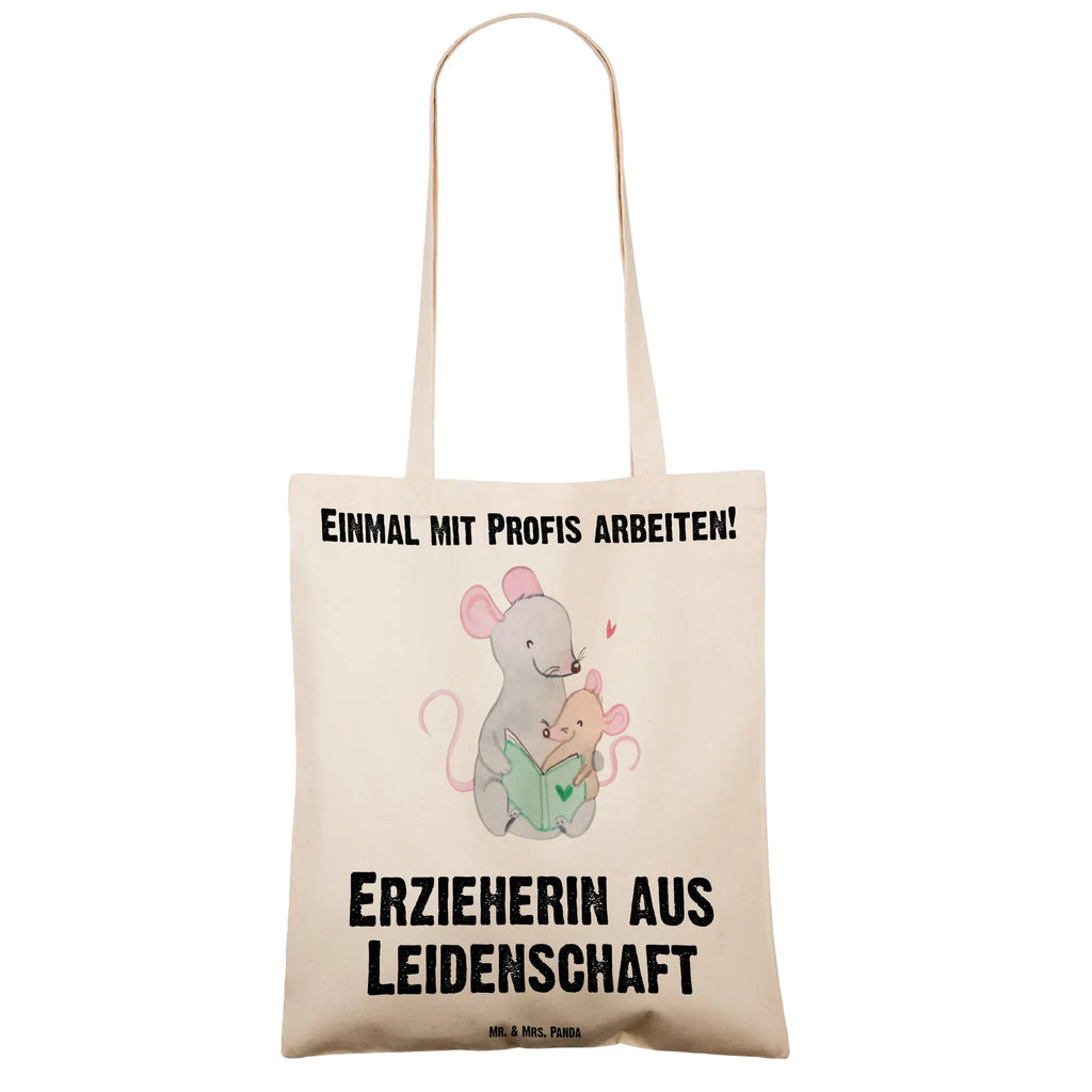 Tragetasche Erzieherin aus Leidenschaft Beuteltasche, Beutel, Einkaufstasche, Jutebeutel, Stoffbeutel, Tasche, Shopper, Umhängetasche, Strandtasche, Schultertasche, Stofftasche, Tragetasche, Badetasche, Jutetasche, Einkaufstüte, Laptoptasche, Beruf, Ausbildung, Jubiläum, Abschied, Rente, Kollege, Kollegin, Geschenk, Schenken, Arbeitskollege, Mitarbeiter, Firma, Danke, Dankeschön, Erzieherin, Kindergärtnerin, Pädagogin, Abschiedsgeschenke Kindergarten