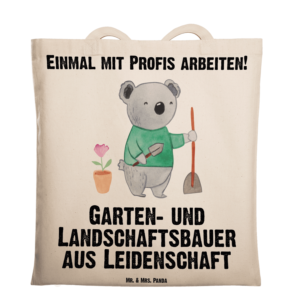 Tragetasche Garten- und Landschaftsbauer aus Leidenschaft Beuteltasche, Beutel, Einkaufstasche, Jutebeutel, Stoffbeutel, Tasche, Shopper, Umhängetasche, Strandtasche, Schultertasche, Stofftasche, Tragetasche, Badetasche, Jutetasche, Einkaufstüte, Laptoptasche, Beruf, Ausbildung, Jubiläum, Abschied, Rente, Kollege, Kollegin, Geschenk, Schenken, Arbeitskollege, Mitarbeiter, Firma, Danke, Dankeschön, Gärtner, Gartenplaner, Gärtnerei, Gartenbau, Hobbygärtner, Garten- und Landschaftsbauer