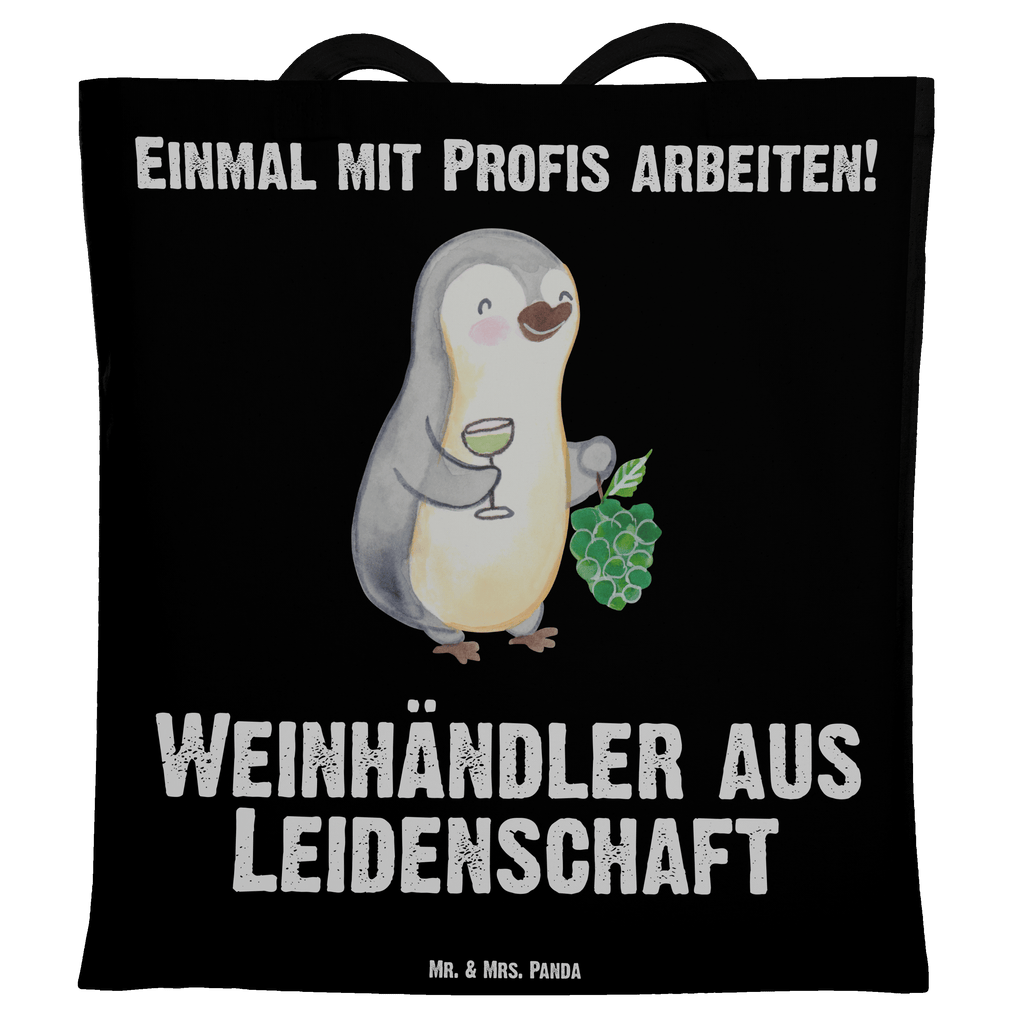 Tragetasche Weinhändler aus Leidenschaft Beuteltasche, Beutel, Einkaufstasche, Jutebeutel, Stoffbeutel, Tasche, Shopper, Umhängetasche, Strandtasche, Schultertasche, Stofftasche, Tragetasche, Badetasche, Jutetasche, Einkaufstüte, Laptoptasche, Beruf, Ausbildung, Jubiläum, Abschied, Rente, Kollege, Kollegin, Geschenk, Schenken, Arbeitskollege, Mitarbeiter, Firma, Danke, Dankeschön