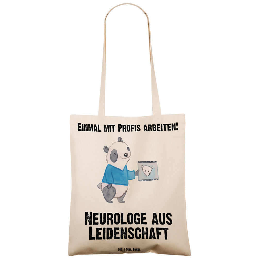 Tragetasche Neurologe aus Leidenschaft Beuteltasche, Beutel, Einkaufstasche, Jutebeutel, Stoffbeutel, Tasche, Shopper, Umhängetasche, Strandtasche, Schultertasche, Stofftasche, Tragetasche, Badetasche, Jutetasche, Einkaufstüte, Laptoptasche, Beruf, Ausbildung, Jubiläum, Abschied, Rente, Kollege, Kollegin, Geschenk, Schenken, Arbeitskollege, Mitarbeiter, Firma, Danke, Dankeschön, Neurologe, Neurologie, Mediziner, Medizinstudium