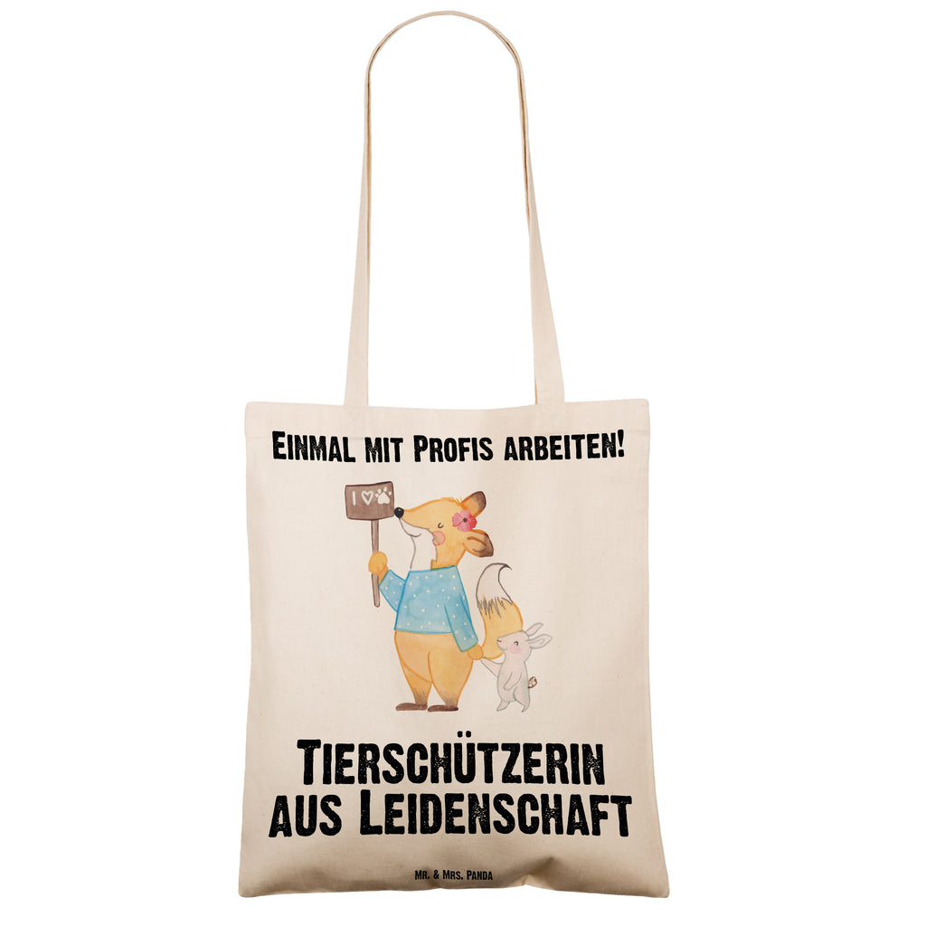 Tragetasche Tierschützerin Leidenschaft Beuteltasche, Beutel, Einkaufstasche, Jutebeutel, Stoffbeutel, Tasche, Shopper, Umhängetasche, Strandtasche, Schultertasche, Stofftasche, Tragetasche, Badetasche, Jutetasche, Einkaufstüte, Laptoptasche, Beruf, Ausbildung, Jubiläum, Abschied, Rente, Kollege, Kollegin, Geschenk, Schenken, Arbeitskollege, Mitarbeiter, Firma, Danke, Dankeschön