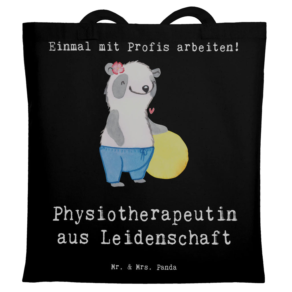 Tragetasche Physiotherapeutin aus Leidenschaft Beuteltasche, Beutel, Einkaufstasche, Jutebeutel, Stoffbeutel, Tasche, Shopper, Umhängetasche, Strandtasche, Schultertasche, Stofftasche, Tragetasche, Badetasche, Jutetasche, Einkaufstüte, Laptoptasche, Beruf, Ausbildung, Jubiläum, Abschied, Rente, Kollege, Kollegin, Geschenk, Schenken, Arbeitskollege, Mitarbeiter, Firma, Danke, Dankeschön