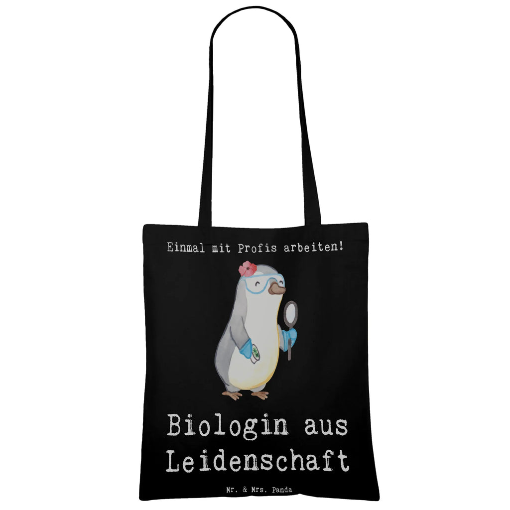 Tragetasche Biologin aus Leidenschaft Beuteltasche, Beutel, Einkaufstasche, Jutebeutel, Stoffbeutel, Tasche, Shopper, Umhängetasche, Strandtasche, Schultertasche, Stofftasche, Tragetasche, Badetasche, Jutetasche, Einkaufstüte, Laptoptasche, Beruf, Ausbildung, Jubiläum, Abschied, Rente, Kollege, Kollegin, Geschenk, Schenken, Arbeitskollege, Mitarbeiter, Firma, Danke, Dankeschön, Biologin, Biologie, Naturwissenschaftlerin, Labor, Studium, Bachelor, Master