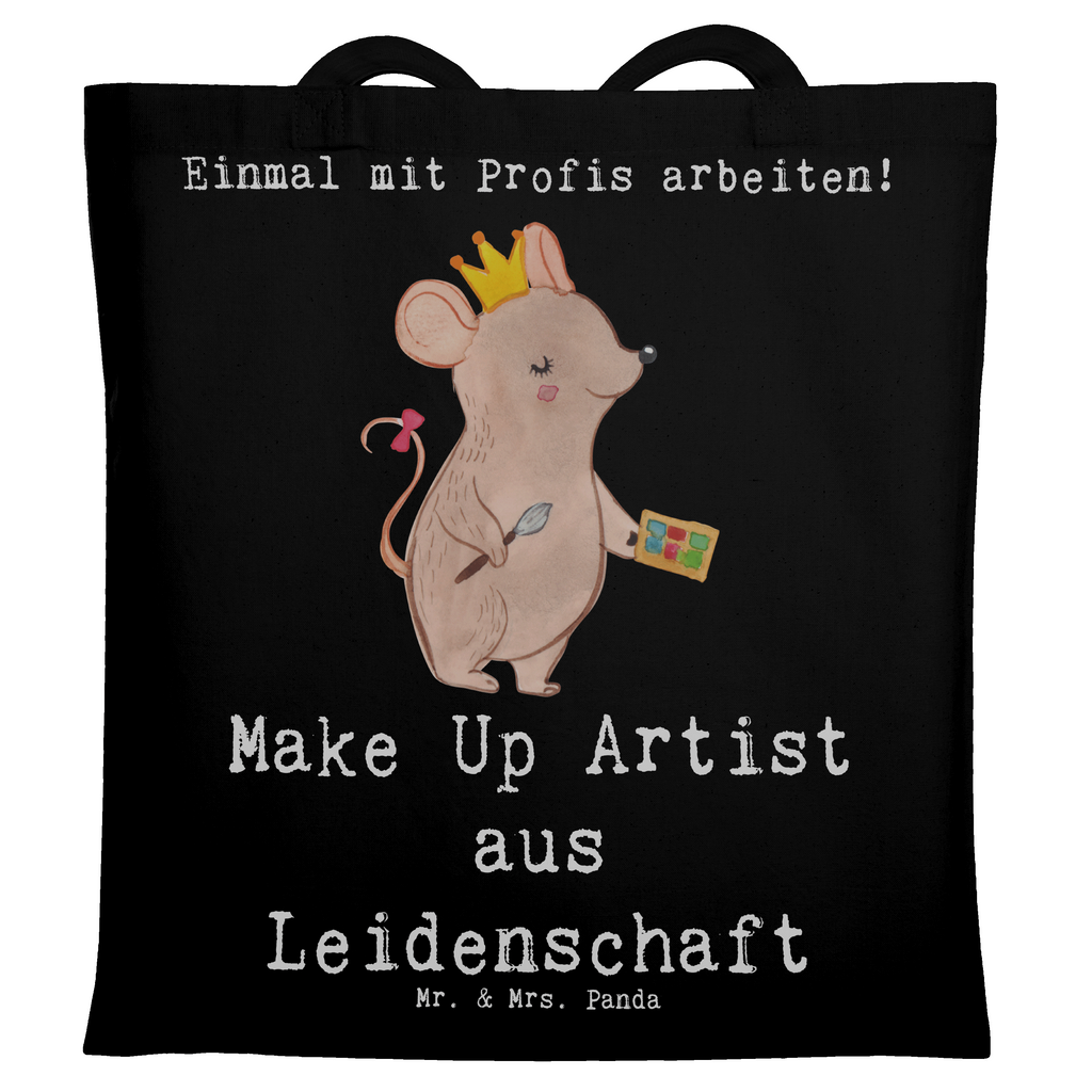 Tragetasche Make Up Artist aus Leidenschaft Beuteltasche, Beutel, Einkaufstasche, Jutebeutel, Stoffbeutel, Tasche, Shopper, Umhängetasche, Strandtasche, Schultertasche, Stofftasche, Tragetasche, Badetasche, Jutetasche, Einkaufstüte, Laptoptasche, Beruf, Ausbildung, Jubiläum, Abschied, Rente, Kollege, Kollegin, Geschenk, Schenken, Arbeitskollege, Mitarbeiter, Firma, Danke, Dankeschön, Kosmetiker, Make Up Artist, Maskenbildner, Visagist, Beauty Salon, Kosmetikstudio, Eröffnung