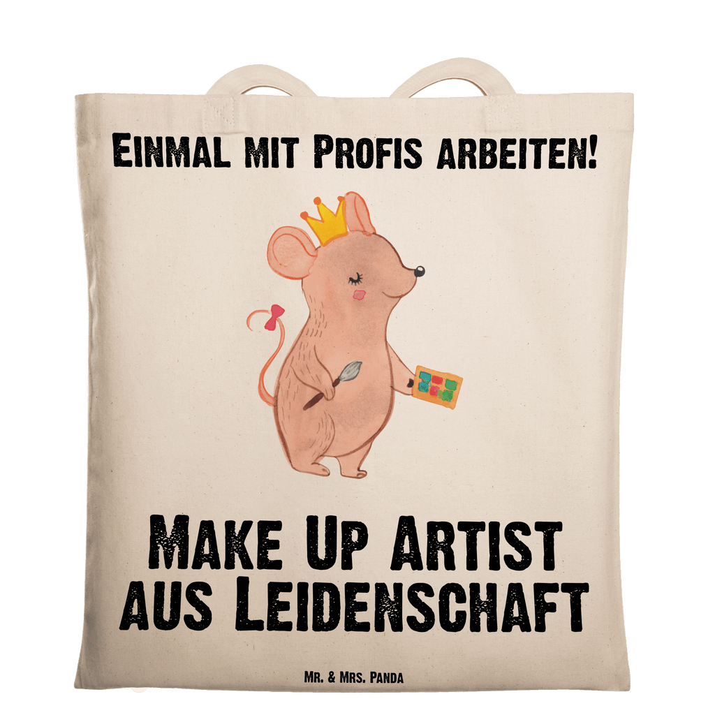 Tragetasche Make Up Artist aus Leidenschaft Beuteltasche, Beutel, Einkaufstasche, Jutebeutel, Stoffbeutel, Tasche, Shopper, Umhängetasche, Strandtasche, Schultertasche, Stofftasche, Tragetasche, Badetasche, Jutetasche, Einkaufstüte, Laptoptasche, Beruf, Ausbildung, Jubiläum, Abschied, Rente, Kollege, Kollegin, Geschenk, Schenken, Arbeitskollege, Mitarbeiter, Firma, Danke, Dankeschön, Kosmetiker, Make Up Artist, Maskenbildner, Visagist, Beauty Salon, Kosmetikstudio, Eröffnung