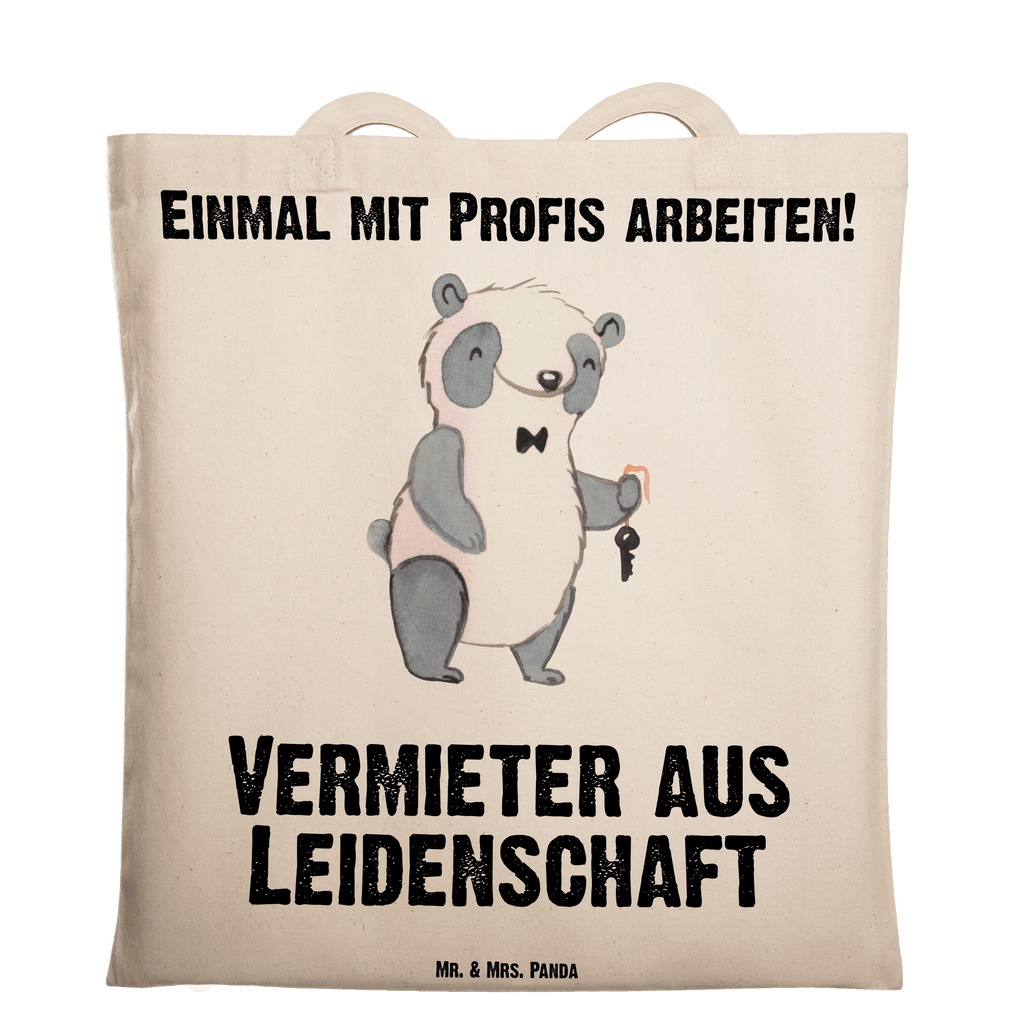 Tragetasche Vermieter aus Leidenschaft Beuteltasche, Beutel, Einkaufstasche, Jutebeutel, Stoffbeutel, Tasche, Shopper, Umhängetasche, Strandtasche, Schultertasche, Stofftasche, Tragetasche, Badetasche, Jutetasche, Einkaufstüte, Laptoptasche, Beruf, Ausbildung, Jubiläum, Abschied, Rente, Kollege, Kollegin, Geschenk, Schenken, Arbeitskollege, Mitarbeiter, Firma, Danke, Dankeschön