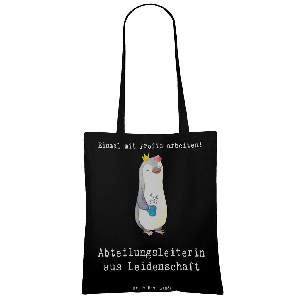 Tragetasche Abteilungsleiterin aus Leidenschaft Beuteltasche, Beutel, Einkaufstasche, Jutebeutel, Stoffbeutel, Tasche, Shopper, Umhängetasche, Strandtasche, Schultertasche, Stofftasche, Tragetasche, Badetasche, Jutetasche, Einkaufstüte, Laptoptasche, Beruf, Ausbildung, Jubiläum, Abschied, Rente, Kollege, Kollegin, Geschenk, Schenken, Arbeitskollege, Mitarbeiter, Firma, Danke, Dankeschön, Abteilungsleiterin, Teamleiterin, Führungskraft