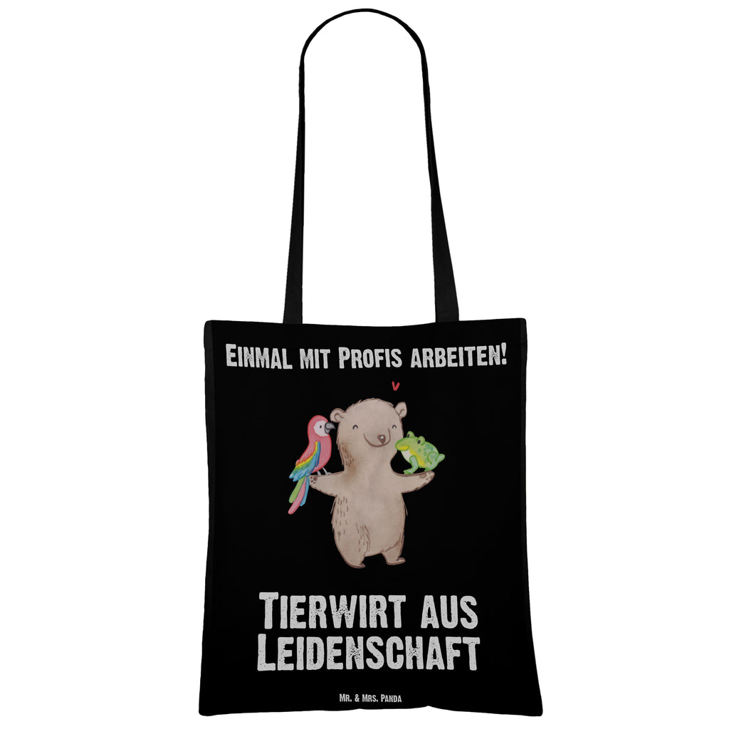 Tragetasche Tierwirt aus Leidenschaft Beuteltasche, Beutel, Einkaufstasche, Jutebeutel, Stoffbeutel, Tasche, Shopper, Umhängetasche, Strandtasche, Schultertasche, Stofftasche, Tragetasche, Badetasche, Jutetasche, Einkaufstüte, Laptoptasche, Beruf, Ausbildung, Jubiläum, Abschied, Rente, Kollege, Kollegin, Geschenk, Schenken, Arbeitskollege, Mitarbeiter, Firma, Danke, Dankeschön, Landwirt; Bauer, Tierwirt, Agronom, Farmer, Bauernhof