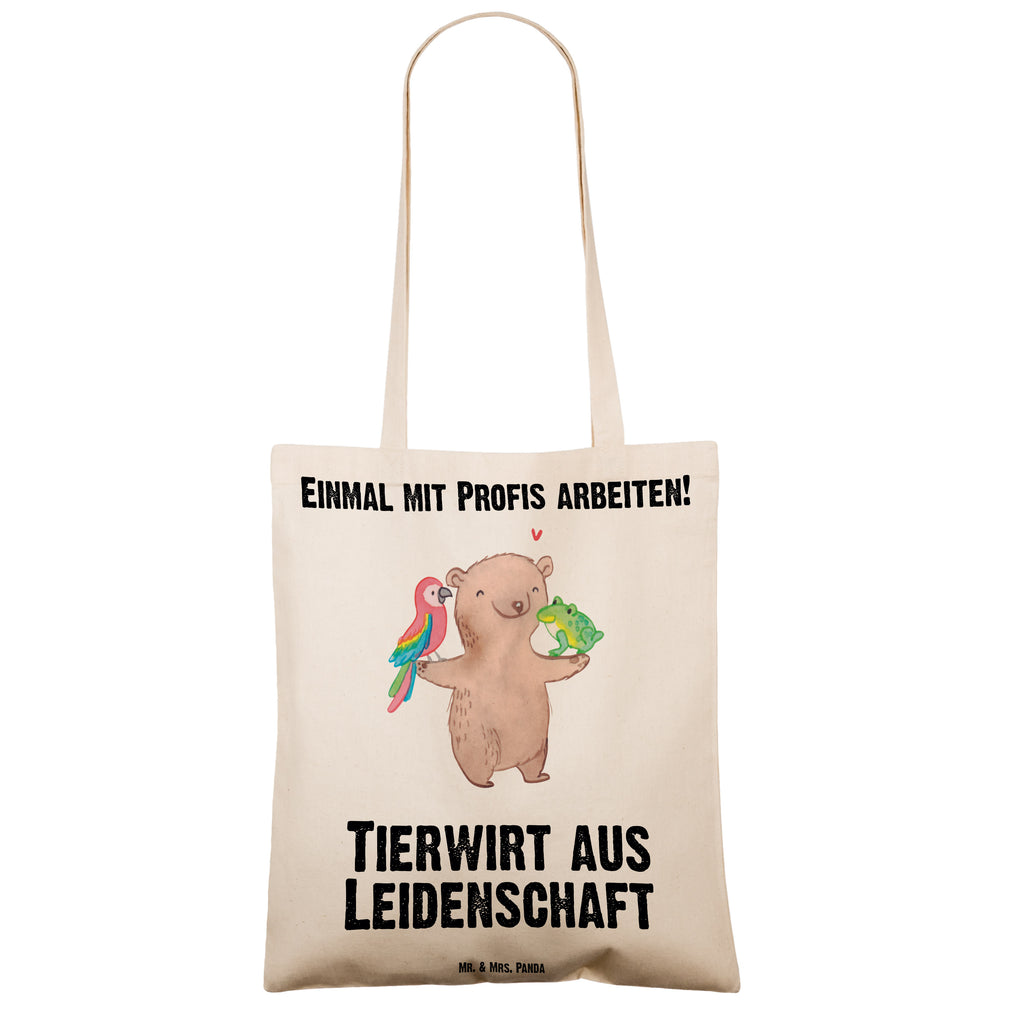 Tragetasche Tierwirt aus Leidenschaft Beuteltasche, Beutel, Einkaufstasche, Jutebeutel, Stoffbeutel, Tasche, Shopper, Umhängetasche, Strandtasche, Schultertasche, Stofftasche, Tragetasche, Badetasche, Jutetasche, Einkaufstüte, Laptoptasche, Beruf, Ausbildung, Jubiläum, Abschied, Rente, Kollege, Kollegin, Geschenk, Schenken, Arbeitskollege, Mitarbeiter, Firma, Danke, Dankeschön, Landwirt; Bauer, Tierwirt, Agronom, Farmer, Bauernhof