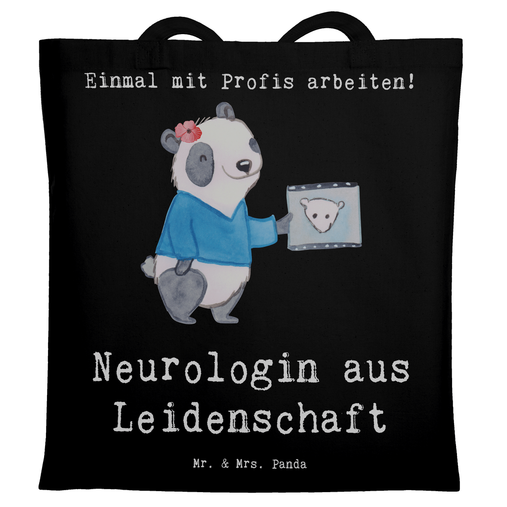 Tragetasche Neurologin aus Leidenschaft Beuteltasche, Beutel, Einkaufstasche, Jutebeutel, Stoffbeutel, Tasche, Shopper, Umhängetasche, Strandtasche, Schultertasche, Stofftasche, Tragetasche, Badetasche, Jutetasche, Einkaufstüte, Laptoptasche, Beruf, Ausbildung, Jubiläum, Abschied, Rente, Kollege, Kollegin, Geschenk, Schenken, Arbeitskollege, Mitarbeiter, Firma, Danke, Dankeschön, Neurologin, Neurologie, Mediziner, Medizinstudium