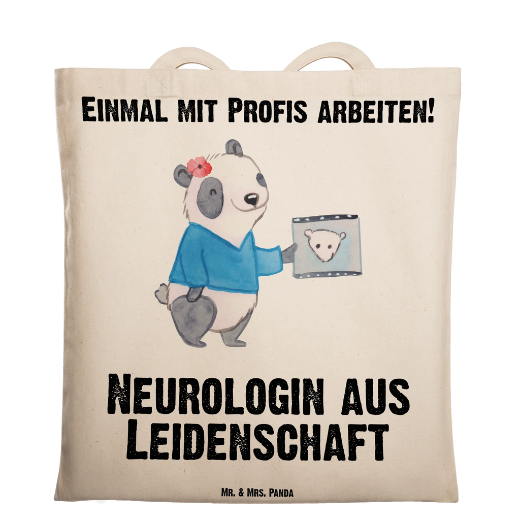 Tragetasche Neurologin aus Leidenschaft Beuteltasche, Beutel, Einkaufstasche, Jutebeutel, Stoffbeutel, Tasche, Shopper, Umhängetasche, Strandtasche, Schultertasche, Stofftasche, Tragetasche, Badetasche, Jutetasche, Einkaufstüte, Laptoptasche, Beruf, Ausbildung, Jubiläum, Abschied, Rente, Kollege, Kollegin, Geschenk, Schenken, Arbeitskollege, Mitarbeiter, Firma, Danke, Dankeschön, Neurologin, Neurologie, Mediziner, Medizinstudium