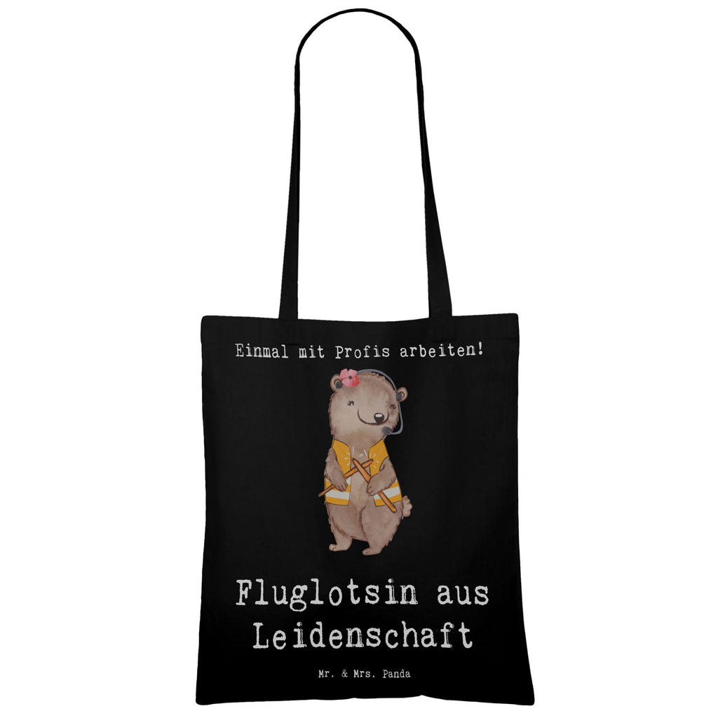 Tragetasche Fluglotsin aus Leidenschaft Beuteltasche, Beutel, Einkaufstasche, Jutebeutel, Stoffbeutel, Tasche, Shopper, Umhängetasche, Strandtasche, Schultertasche, Stofftasche, Tragetasche, Badetasche, Jutetasche, Einkaufstüte, Laptoptasche, Beruf, Ausbildung, Jubiläum, Abschied, Rente, Kollege, Kollegin, Geschenk, Schenken, Arbeitskollege, Mitarbeiter, Firma, Danke, Dankeschön, Fluglotsin, Flugverkehrsleiterin, Luftfahrtpersonal, Flugsicherung