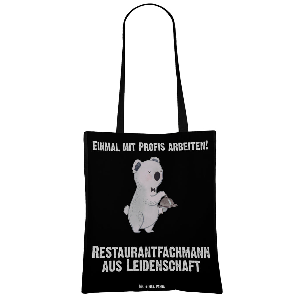 Tragetasche Restaurantfachmann aus Leidenschaft Beuteltasche, Beutel, Einkaufstasche, Jutebeutel, Stoffbeutel, Tasche, Shopper, Umhängetasche, Strandtasche, Schultertasche, Stofftasche, Tragetasche, Badetasche, Jutetasche, Einkaufstüte, Laptoptasche, Beruf, Ausbildung, Jubiläum, Abschied, Rente, Kollege, Kollegin, Geschenk, Schenken, Arbeitskollege, Mitarbeiter, Firma, Danke, Dankeschön