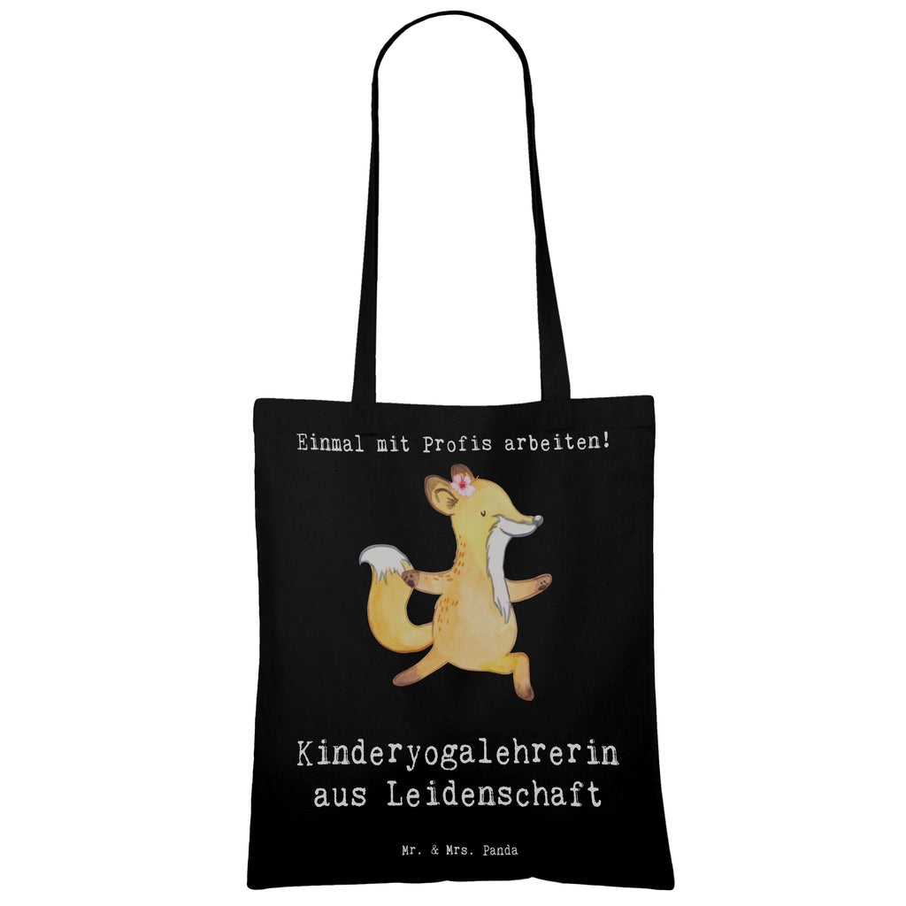 Tragetasche Kinderyogalehrerin aus Leidenschaft Beuteltasche, Beutel, Einkaufstasche, Jutebeutel, Stoffbeutel, Tasche, Shopper, Umhängetasche, Strandtasche, Schultertasche, Stofftasche, Tragetasche, Badetasche, Jutetasche, Einkaufstüte, Laptoptasche, Beruf, Ausbildung, Jubiläum, Abschied, Rente, Kollege, Kollegin, Geschenk, Schenken, Arbeitskollege, Mitarbeiter, Firma, Danke, Dankeschön