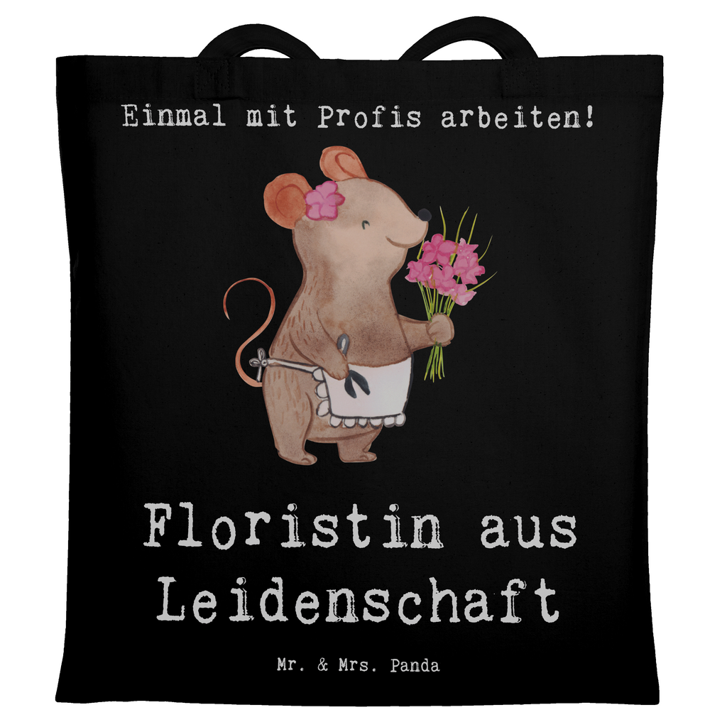 Tragetasche Floristin aus Leidenschaft Beuteltasche, Beutel, Einkaufstasche, Jutebeutel, Stoffbeutel, Tasche, Shopper, Umhängetasche, Strandtasche, Schultertasche, Stofftasche, Tragetasche, Badetasche, Jutetasche, Einkaufstüte, Laptoptasche, Beruf, Ausbildung, Jubiläum, Abschied, Rente, Kollege, Kollegin, Geschenk, Schenken, Arbeitskollege, Mitarbeiter, Firma, Danke, Dankeschön, Blumenhändlerin, Floristin, Blumenlanden, Blumenprofi