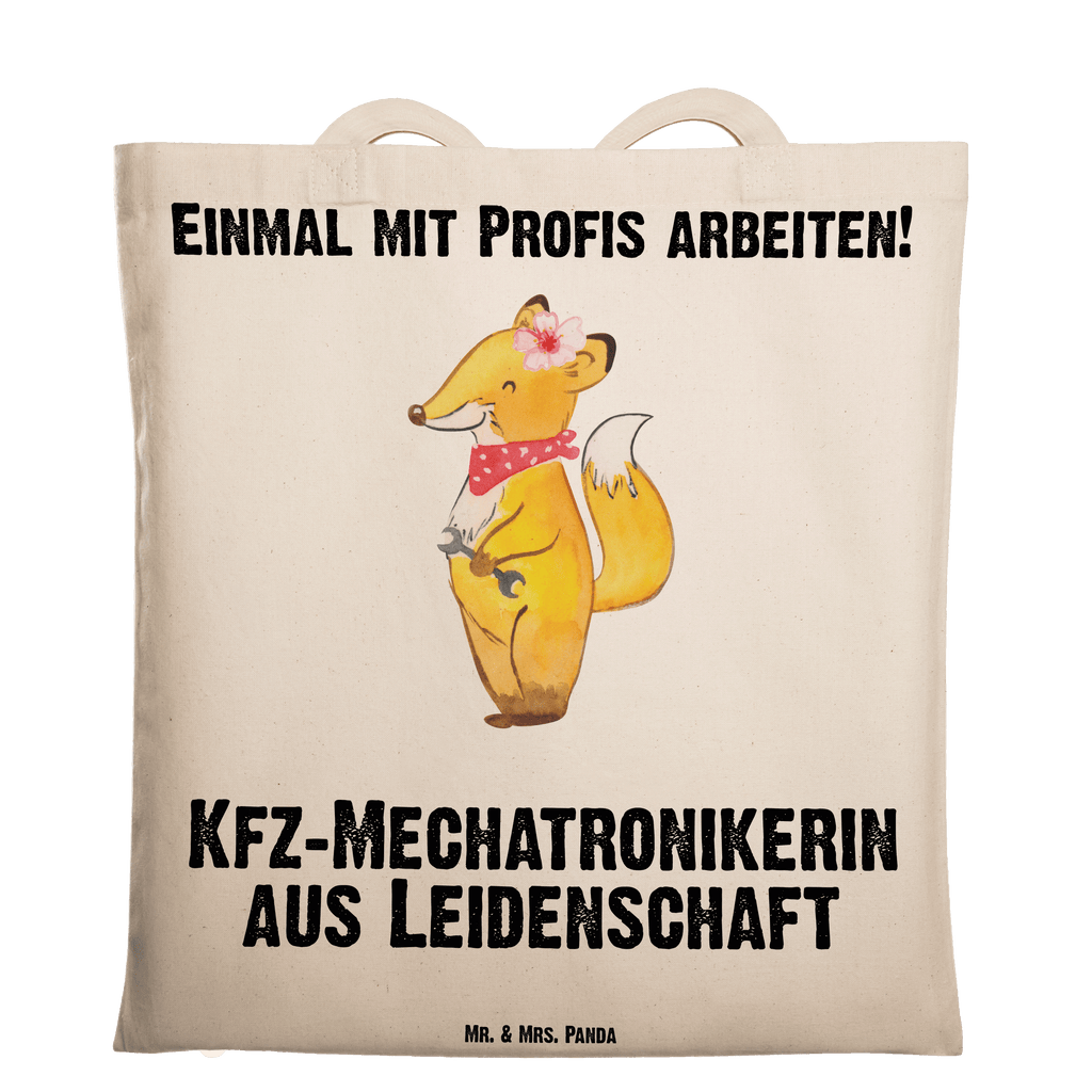 Tragetasche Kfz-Mechatronikerin aus Leidenschaft Beuteltasche, Beutel, Einkaufstasche, Jutebeutel, Stoffbeutel, Tasche, Shopper, Umhängetasche, Strandtasche, Schultertasche, Stofftasche, Tragetasche, Badetasche, Jutetasche, Einkaufstüte, Laptoptasche, Beruf, Ausbildung, Jubiläum, Abschied, Rente, Kollege, Kollegin, Geschenk, Schenken, Arbeitskollege, Mitarbeiter, Firma, Danke, Dankeschön, Kfz-Mechatronikerin, Kraftfahrzeugmechanikerin, Meisterin, Gesellenprüfung