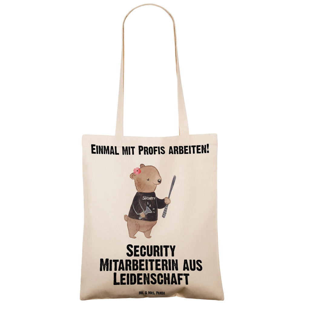 Tragetasche Security Mitarbeiterin Leidenschaft Beuteltasche, Beutel, Einkaufstasche, Jutebeutel, Stoffbeutel, Tasche, Shopper, Umhängetasche, Strandtasche, Schultertasche, Stofftasche, Tragetasche, Badetasche, Jutetasche, Einkaufstüte, Laptoptasche, Beruf, Ausbildung, Jubiläum, Abschied, Rente, Kollege, Kollegin, Geschenk, Schenken, Arbeitskollege, Mitarbeiter, Firma, Danke, Dankeschön