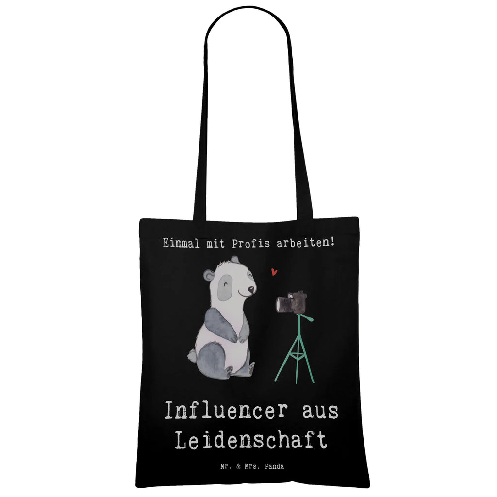 Tragetasche Influencer aus Leidenschaft Beuteltasche, Beutel, Einkaufstasche, Jutebeutel, Stoffbeutel, Tasche, Shopper, Umhängetasche, Strandtasche, Schultertasche, Stofftasche, Tragetasche, Badetasche, Jutetasche, Einkaufstüte, Laptoptasche, Beruf, Ausbildung, Jubiläum, Abschied, Rente, Kollege, Kollegin, Geschenk, Schenken, Arbeitskollege, Mitarbeiter, Firma, Danke, Dankeschön