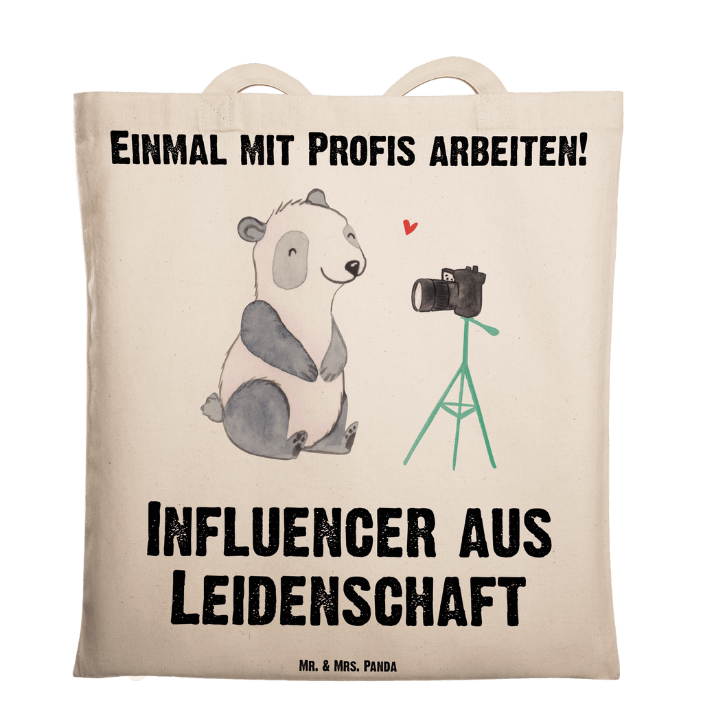 Tragetasche Influencer aus Leidenschaft Beuteltasche, Beutel, Einkaufstasche, Jutebeutel, Stoffbeutel, Tasche, Shopper, Umhängetasche, Strandtasche, Schultertasche, Stofftasche, Tragetasche, Badetasche, Jutetasche, Einkaufstüte, Laptoptasche, Beruf, Ausbildung, Jubiläum, Abschied, Rente, Kollege, Kollegin, Geschenk, Schenken, Arbeitskollege, Mitarbeiter, Firma, Danke, Dankeschön