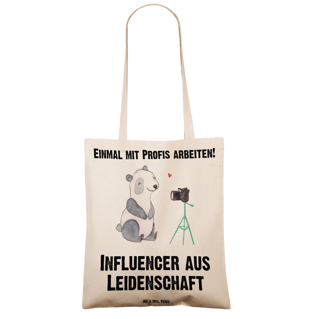 Tragetasche Influencer aus Leidenschaft Beuteltasche, Beutel, Einkaufstasche, Jutebeutel, Stoffbeutel, Tasche, Shopper, Umhängetasche, Strandtasche, Schultertasche, Stofftasche, Tragetasche, Badetasche, Jutetasche, Einkaufstüte, Laptoptasche, Beruf, Ausbildung, Jubiläum, Abschied, Rente, Kollege, Kollegin, Geschenk, Schenken, Arbeitskollege, Mitarbeiter, Firma, Danke, Dankeschön