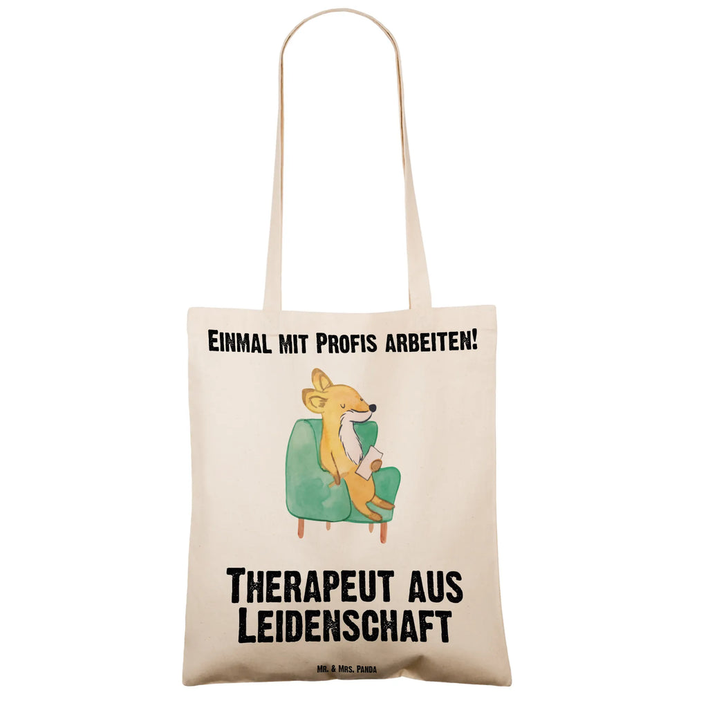 Tragetasche Therapeut aus Leidenschaft Beuteltasche, Beutel, Einkaufstasche, Jutebeutel, Stoffbeutel, Tasche, Shopper, Umhängetasche, Strandtasche, Schultertasche, Stofftasche, Tragetasche, Badetasche, Jutetasche, Einkaufstüte, Laptoptasche, Beruf, Ausbildung, Jubiläum, Abschied, Rente, Kollege, Kollegin, Geschenk, Schenken, Arbeitskollege, Mitarbeiter, Firma, Danke, Dankeschön