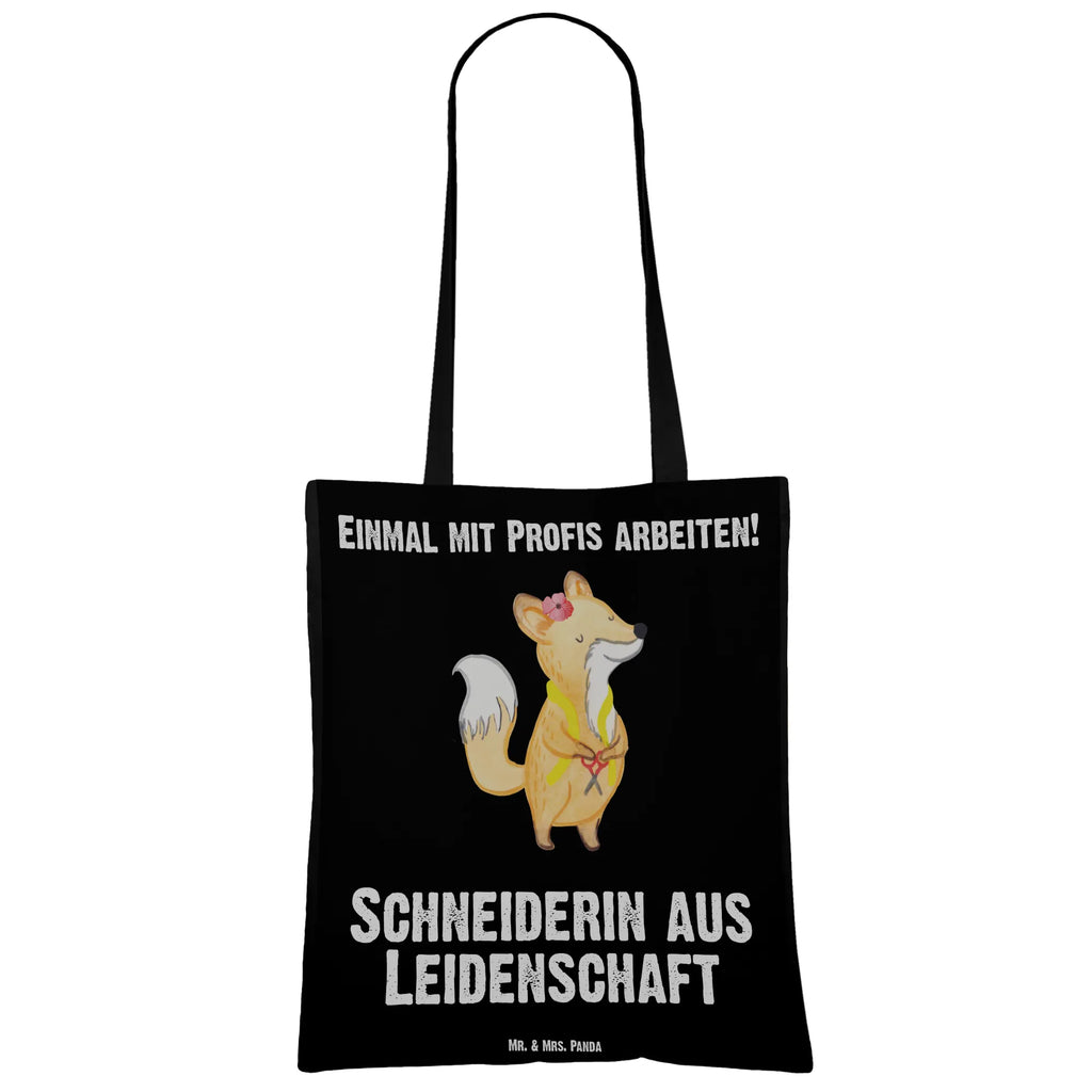 Tragetasche Schneiderin aus Leidenschaft Beuteltasche, Beutel, Einkaufstasche, Jutebeutel, Stoffbeutel, Tasche, Shopper, Umhängetasche, Strandtasche, Schultertasche, Stofftasche, Tragetasche, Badetasche, Jutetasche, Einkaufstüte, Laptoptasche, Beruf, Ausbildung, Jubiläum, Abschied, Rente, Kollege, Kollegin, Geschenk, Schenken, Arbeitskollege, Mitarbeiter, Firma, Danke, Dankeschön