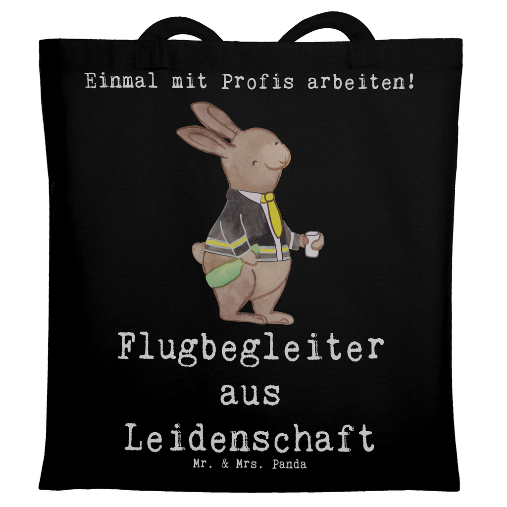 Tragetasche Flugbegleiter aus Leidenschaft Beuteltasche, Beutel, Einkaufstasche, Jutebeutel, Stoffbeutel, Tasche, Shopper, Umhängetasche, Strandtasche, Schultertasche, Stofftasche, Tragetasche, Badetasche, Jutetasche, Einkaufstüte, Laptoptasche, Beruf, Ausbildung, Jubiläum, Abschied, Rente, Kollege, Kollegin, Geschenk, Schenken, Arbeitskollege, Mitarbeiter, Firma, Danke, Dankeschön, Flugbegleiter, Steward, Flugsteward, Flight-Attendant