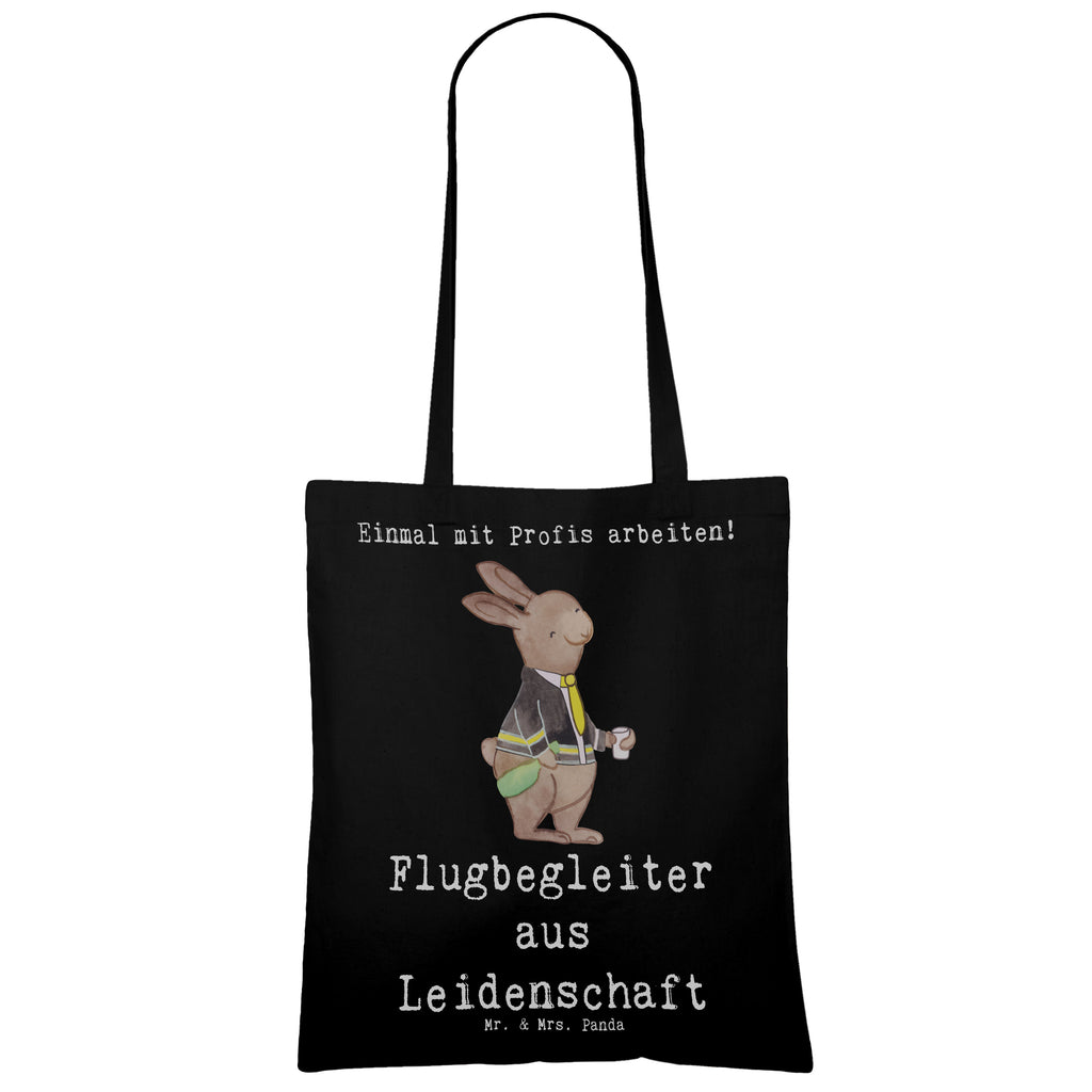 Tragetasche Flugbegleiter aus Leidenschaft Beuteltasche, Beutel, Einkaufstasche, Jutebeutel, Stoffbeutel, Tasche, Shopper, Umhängetasche, Strandtasche, Schultertasche, Stofftasche, Tragetasche, Badetasche, Jutetasche, Einkaufstüte, Laptoptasche, Beruf, Ausbildung, Jubiläum, Abschied, Rente, Kollege, Kollegin, Geschenk, Schenken, Arbeitskollege, Mitarbeiter, Firma, Danke, Dankeschön, Flugbegleiter, Steward, Flugsteward, Flight-Attendant