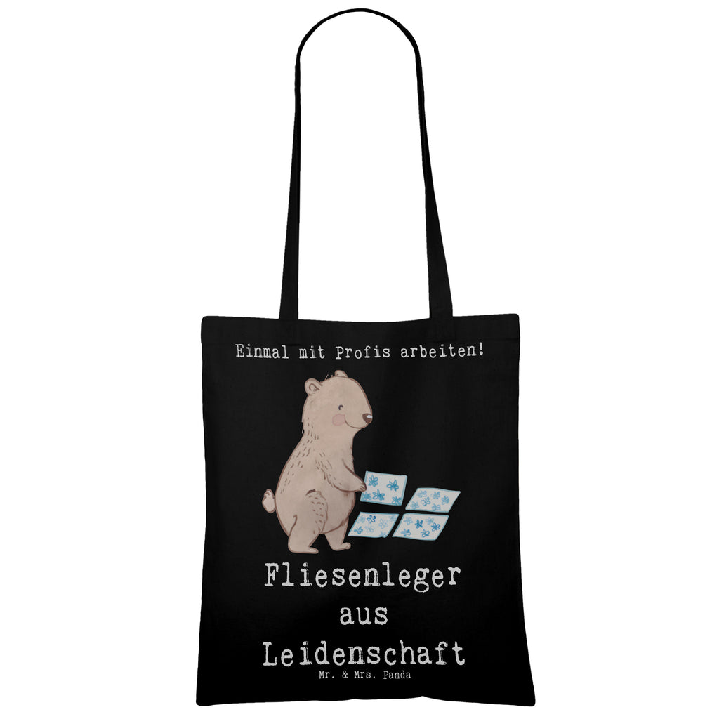 Tragetasche Fliesenleger aus Leidenschaft Beuteltasche, Beutel, Einkaufstasche, Jutebeutel, Stoffbeutel, Tasche, Shopper, Umhängetasche, Strandtasche, Schultertasche, Stofftasche, Tragetasche, Badetasche, Jutetasche, Einkaufstüte, Laptoptasche, Beruf, Ausbildung, Jubiläum, Abschied, Rente, Kollege, Kollegin, Geschenk, Schenken, Arbeitskollege, Mitarbeiter, Firma, Danke, Dankeschön, Fliesenleger, Gesellenprüfung, Fliesenlegermeister, Fliesenlegerbetrieb, Fliesenfachhandel, Handwerk