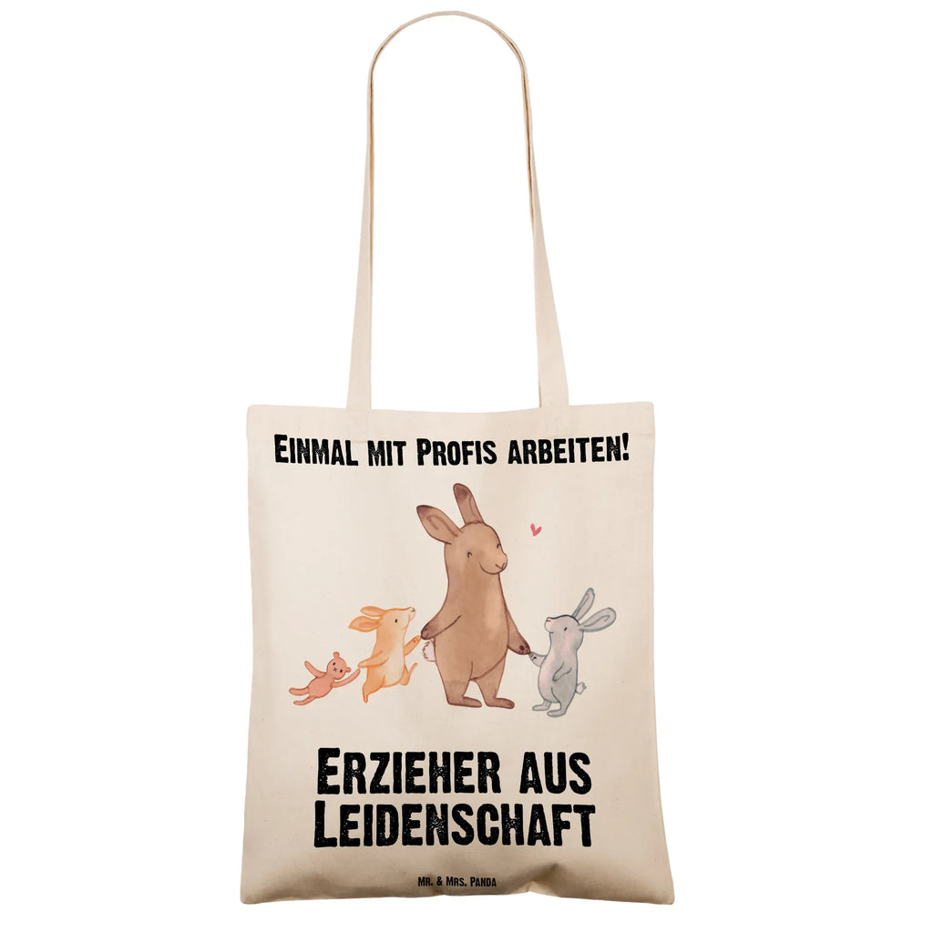 Tragetasche Erzieher aus Leidenschaft Beuteltasche, Beutel, Einkaufstasche, Jutebeutel, Stoffbeutel, Tasche, Shopper, Umhängetasche, Strandtasche, Schultertasche, Stofftasche, Tragetasche, Badetasche, Jutetasche, Einkaufstüte, Laptoptasche, Beruf, Ausbildung, Jubiläum, Abschied, Rente, Kollege, Kollegin, Geschenk, Schenken, Arbeitskollege, Mitarbeiter, Firma, Danke, Dankeschön, Erzieher, Kindergärtner, Pädagoge