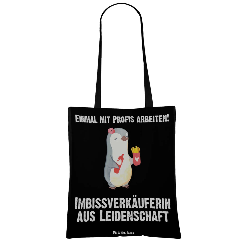 Tragetasche Imbissverkäuferin aus Leidenschaft Beuteltasche, Beutel, Einkaufstasche, Jutebeutel, Stoffbeutel, Tasche, Shopper, Umhängetasche, Strandtasche, Schultertasche, Stofftasche, Tragetasche, Badetasche, Jutetasche, Einkaufstüte, Laptoptasche, Beruf, Ausbildung, Jubiläum, Abschied, Rente, Kollege, Kollegin, Geschenk, Schenken, Arbeitskollege, Mitarbeiter, Firma, Danke, Dankeschön, Imbissbesitzerin, Imibissverkäuferin, Pommesverkäuferin