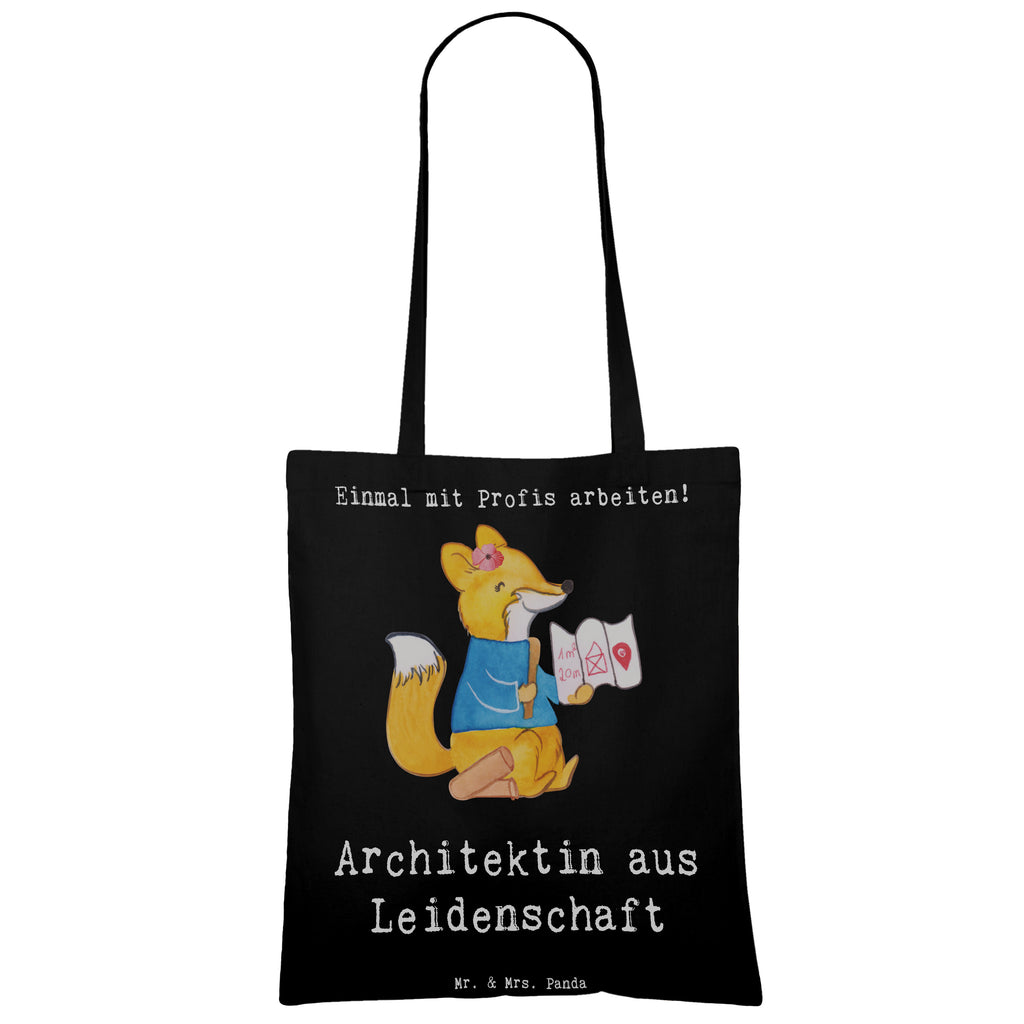 Tragetasche Architektin aus Leidenschaft Beuteltasche, Beutel, Einkaufstasche, Jutebeutel, Stoffbeutel, Tasche, Shopper, Umhängetasche, Strandtasche, Schultertasche, Stofftasche, Tragetasche, Badetasche, Jutetasche, Einkaufstüte, Laptoptasche, Beruf, Ausbildung, Jubiläum, Abschied, Rente, Kollege, Kollegin, Geschenk, Schenken, Arbeitskollege, Mitarbeiter, Firma, Danke, Dankeschön, Architektin, Innenarchitektin, Architekturbüro