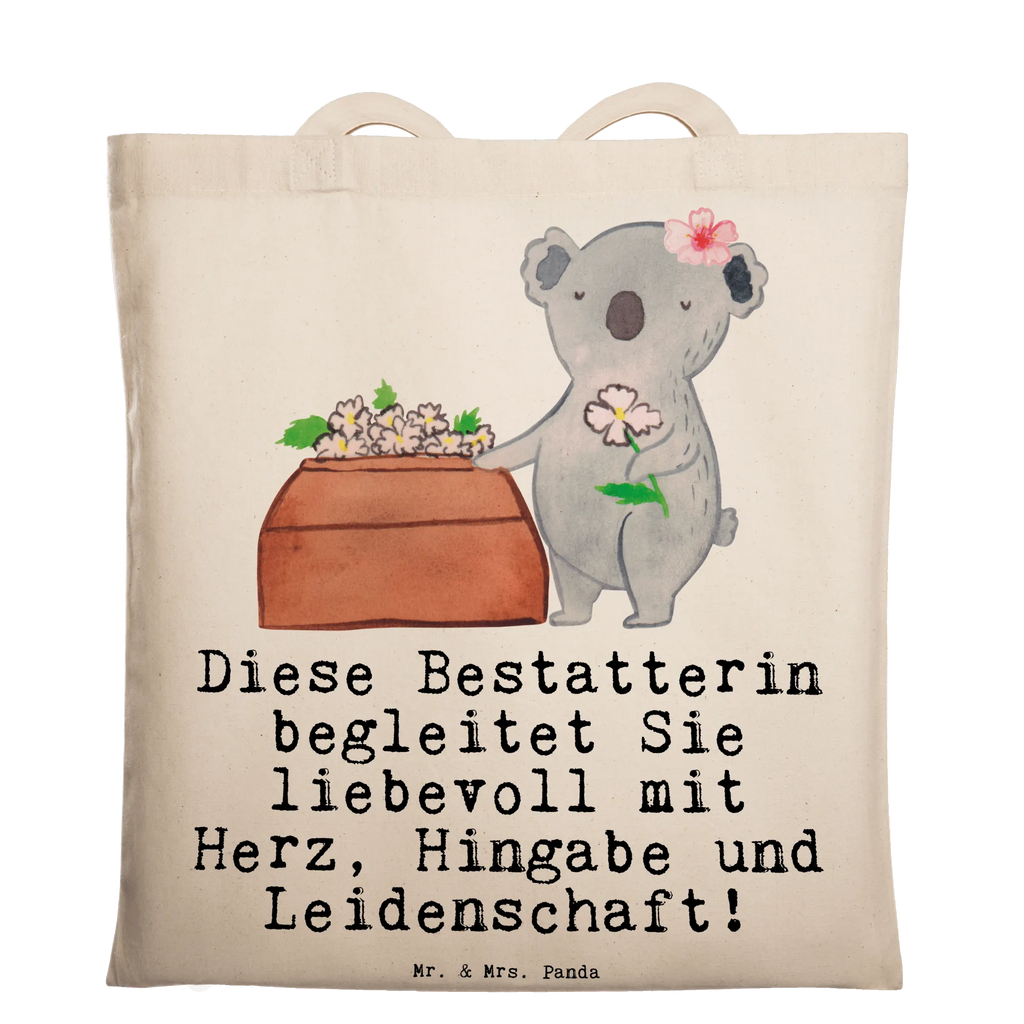 Tragetasche Bestatterin mit Herz Beuteltasche, Beutel, Einkaufstasche, Jutebeutel, Stoffbeutel, Tasche, Shopper, Umhängetasche, Strandtasche, Schultertasche, Stofftasche, Tragetasche, Badetasche, Jutetasche, Einkaufstüte, Laptoptasche, Beruf, Ausbildung, Jubiläum, Abschied, Rente, Kollege, Kollegin, Geschenk, Schenken, Arbeitskollege, Mitarbeiter, Firma, Danke, Dankeschön