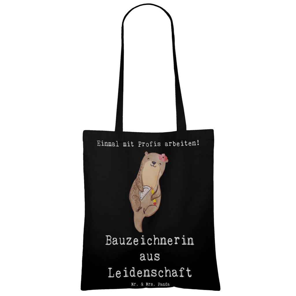 Tragetasche Bauzeichnerin aus Leidenschaft Beuteltasche, Beutel, Einkaufstasche, Jutebeutel, Stoffbeutel, Tasche, Shopper, Umhängetasche, Strandtasche, Schultertasche, Stofftasche, Tragetasche, Badetasche, Jutetasche, Einkaufstüte, Laptoptasche, Beruf, Ausbildung, Jubiläum, Abschied, Rente, Kollege, Kollegin, Geschenk, Schenken, Arbeitskollege, Mitarbeiter, Firma, Danke, Dankeschön