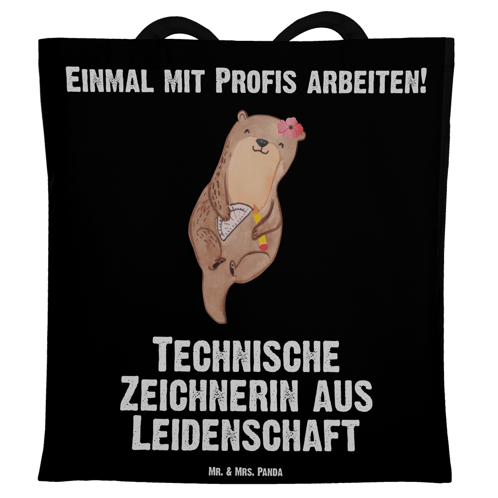 Tragetasche Technische Zeichnerin aus Leidenschaft Beuteltasche, Beutel, Einkaufstasche, Jutebeutel, Stoffbeutel, Tasche, Shopper, Umhängetasche, Strandtasche, Schultertasche, Stofftasche, Tragetasche, Badetasche, Jutetasche, Einkaufstüte, Laptoptasche, Beruf, Ausbildung, Jubiläum, Abschied, Rente, Kollege, Kollegin, Geschenk, Schenken, Arbeitskollege, Mitarbeiter, Firma, Danke, Dankeschön