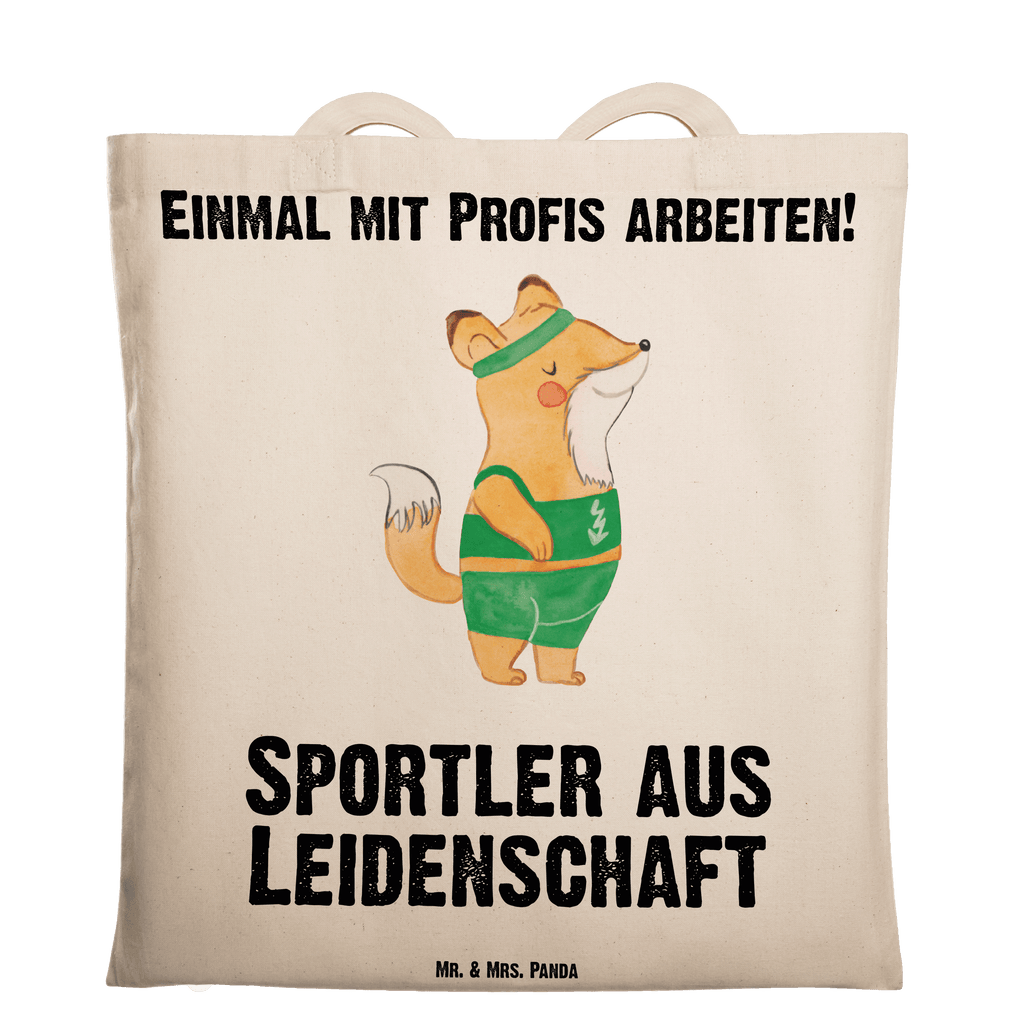 Tragetasche Sportler aus Leidenschaft Beuteltasche, Beutel, Einkaufstasche, Jutebeutel, Stoffbeutel, Tasche, Shopper, Umhängetasche, Strandtasche, Schultertasche, Stofftasche, Tragetasche, Badetasche, Jutetasche, Einkaufstüte, Laptoptasche, Beruf, Ausbildung, Jubiläum, Abschied, Rente, Kollege, Kollegin, Geschenk, Schenken, Arbeitskollege, Mitarbeiter, Firma, Danke, Dankeschön