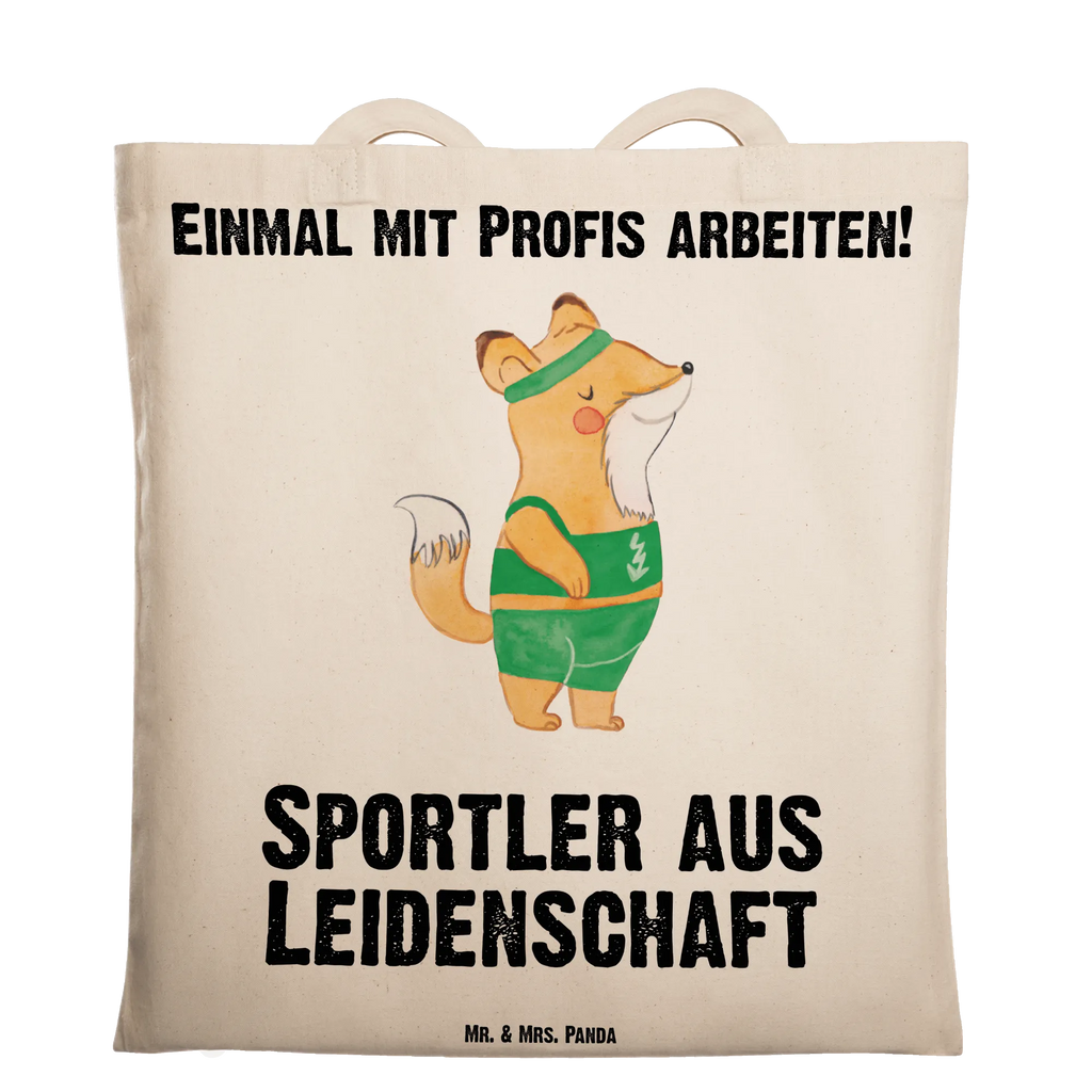 Tragetasche Sportler aus Leidenschaft Beuteltasche, Beutel, Einkaufstasche, Jutebeutel, Stoffbeutel, Tasche, Shopper, Umhängetasche, Strandtasche, Schultertasche, Stofftasche, Tragetasche, Badetasche, Jutetasche, Einkaufstüte, Laptoptasche, Beruf, Ausbildung, Jubiläum, Abschied, Rente, Kollege, Kollegin, Geschenk, Schenken, Arbeitskollege, Mitarbeiter, Firma, Danke, Dankeschön