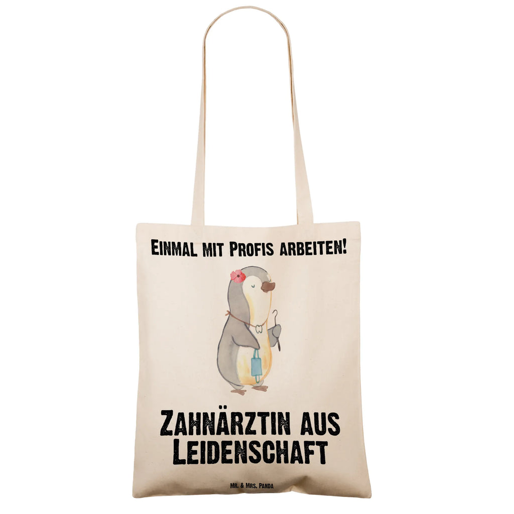 Tragetasche Zahnärztin aus Leidenschaft Beuteltasche, Beutel, Einkaufstasche, Jutebeutel, Stoffbeutel, Tasche, Shopper, Umhängetasche, Strandtasche, Schultertasche, Stofftasche, Tragetasche, Badetasche, Jutetasche, Einkaufstüte, Laptoptasche, Beruf, Ausbildung, Jubiläum, Abschied, Rente, Kollege, Kollegin, Geschenk, Schenken, Arbeitskollege, Mitarbeiter, Firma, Danke, Dankeschön