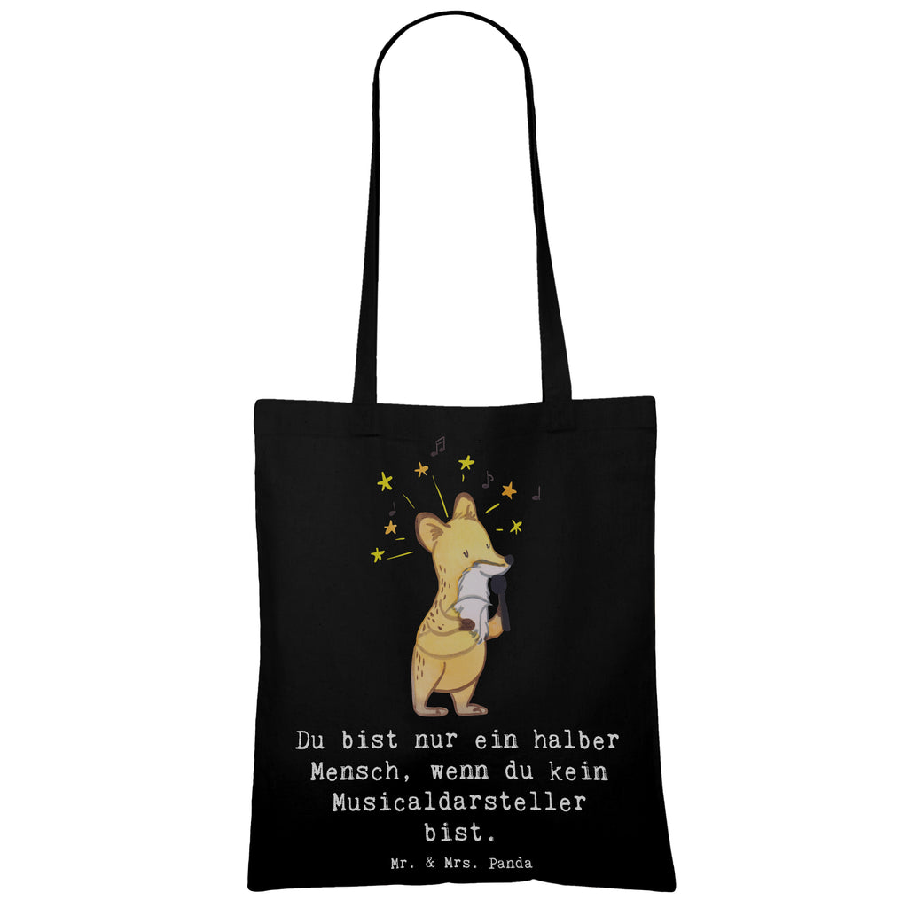 Tragetasche Musicaldarsteller mit Herz Beuteltasche, Beutel, Einkaufstasche, Jutebeutel, Stoffbeutel, Tasche, Shopper, Umhängetasche, Strandtasche, Schultertasche, Stofftasche, Tragetasche, Badetasche, Jutetasche, Einkaufstüte, Laptoptasche, Beruf, Ausbildung, Jubiläum, Abschied, Rente, Kollege, Kollegin, Geschenk, Schenken, Arbeitskollege, Mitarbeiter, Firma, Danke, Dankeschön