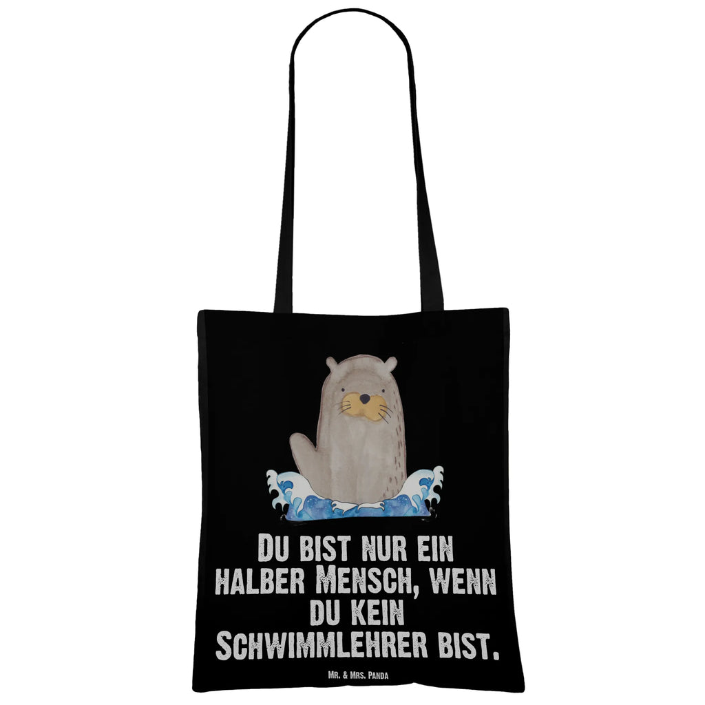 Tragetasche Schwimmlehrer mit Herz Beuteltasche, Beutel, Einkaufstasche, Jutebeutel, Stoffbeutel, Tasche, Shopper, Umhängetasche, Strandtasche, Schultertasche, Stofftasche, Tragetasche, Badetasche, Jutetasche, Einkaufstüte, Laptoptasche, Beruf, Ausbildung, Jubiläum, Abschied, Rente, Kollege, Kollegin, Geschenk, Schenken, Arbeitskollege, Mitarbeiter, Firma, Danke, Dankeschön, Schwimmlehrer, Schwimmbad, Schwimmschule, Schwimmverein, Schwimmkurs