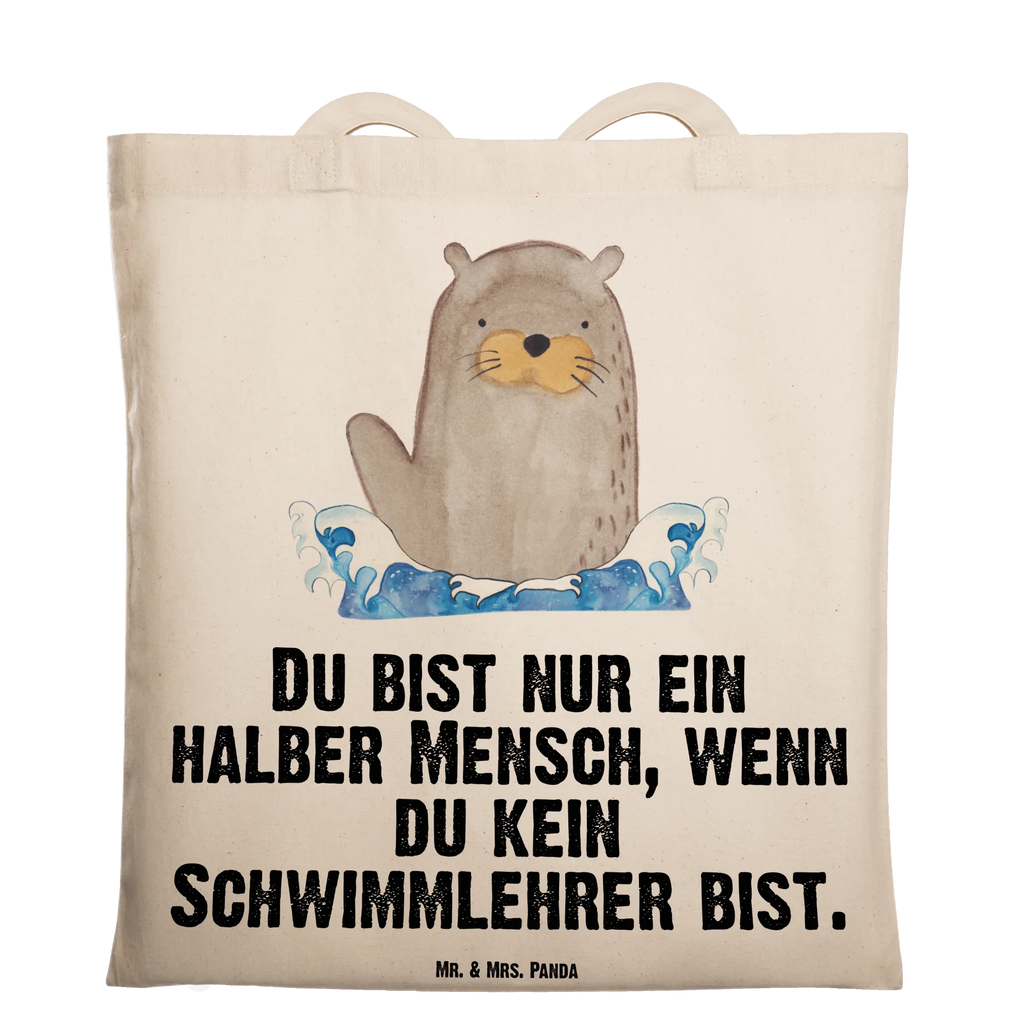 Tragetasche Schwimmlehrer mit Herz Beuteltasche, Beutel, Einkaufstasche, Jutebeutel, Stoffbeutel, Tasche, Shopper, Umhängetasche, Strandtasche, Schultertasche, Stofftasche, Tragetasche, Badetasche, Jutetasche, Einkaufstüte, Laptoptasche, Beruf, Ausbildung, Jubiläum, Abschied, Rente, Kollege, Kollegin, Geschenk, Schenken, Arbeitskollege, Mitarbeiter, Firma, Danke, Dankeschön, Schwimmlehrer, Schwimmbad, Schwimmschule, Schwimmverein, Schwimmkurs