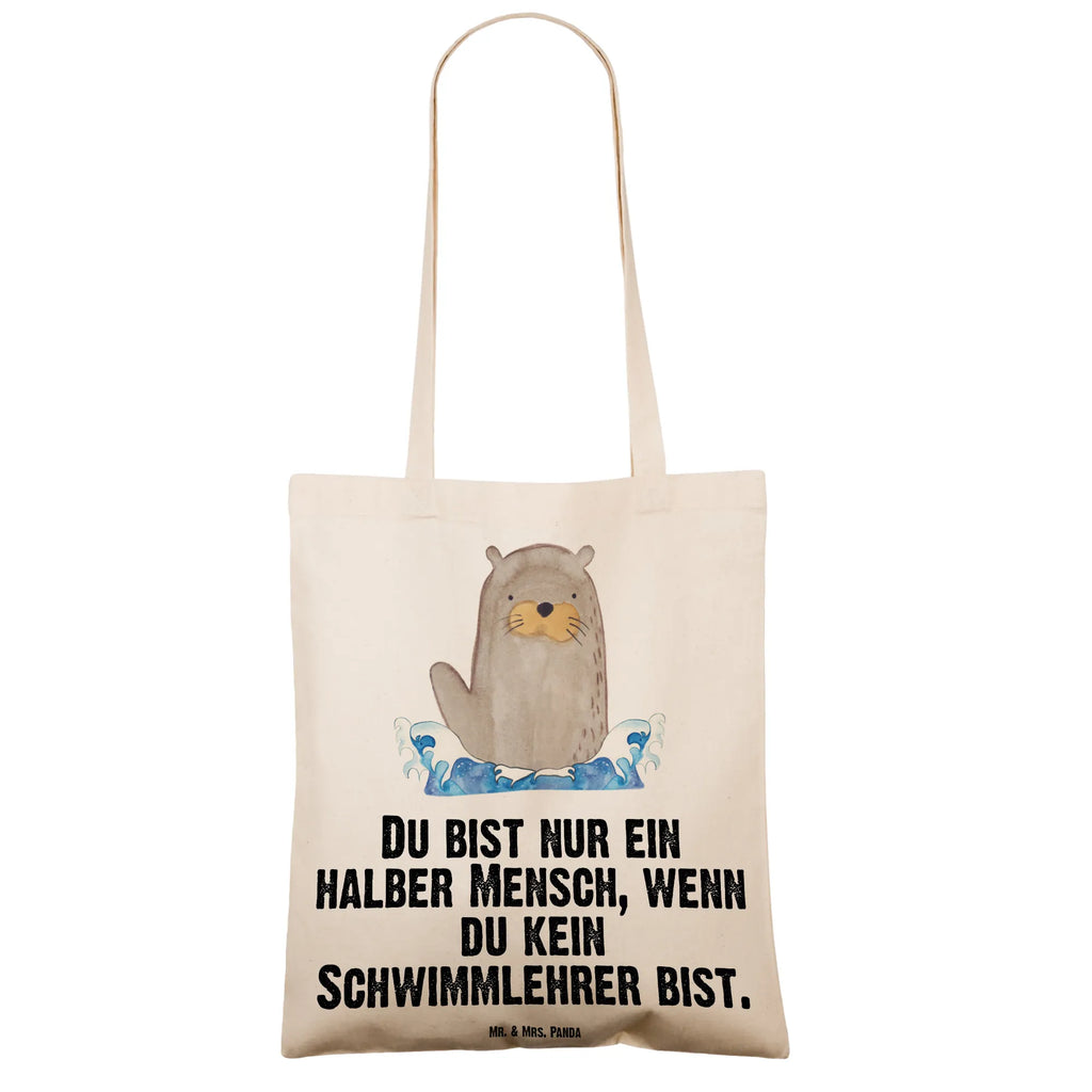 Tragetasche Schwimmlehrer mit Herz Beuteltasche, Beutel, Einkaufstasche, Jutebeutel, Stoffbeutel, Tasche, Shopper, Umhängetasche, Strandtasche, Schultertasche, Stofftasche, Tragetasche, Badetasche, Jutetasche, Einkaufstüte, Laptoptasche, Beruf, Ausbildung, Jubiläum, Abschied, Rente, Kollege, Kollegin, Geschenk, Schenken, Arbeitskollege, Mitarbeiter, Firma, Danke, Dankeschön, Schwimmlehrer, Schwimmbad, Schwimmschule, Schwimmverein, Schwimmkurs