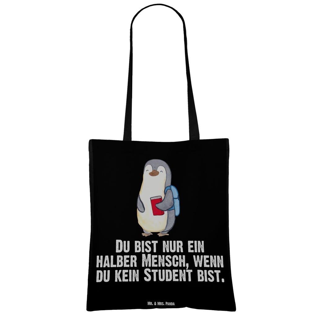 Tragetasche Student mit Herz Beuteltasche, Beutel, Einkaufstasche, Jutebeutel, Stoffbeutel, Tasche, Shopper, Umhängetasche, Strandtasche, Schultertasche, Stofftasche, Tragetasche, Badetasche, Jutetasche, Einkaufstüte, Laptoptasche, Beruf, Ausbildung, Jubiläum, Abschied, Rente, Kollege, Kollegin, Geschenk, Schenken, Arbeitskollege, Mitarbeiter, Firma, Danke, Dankeschön