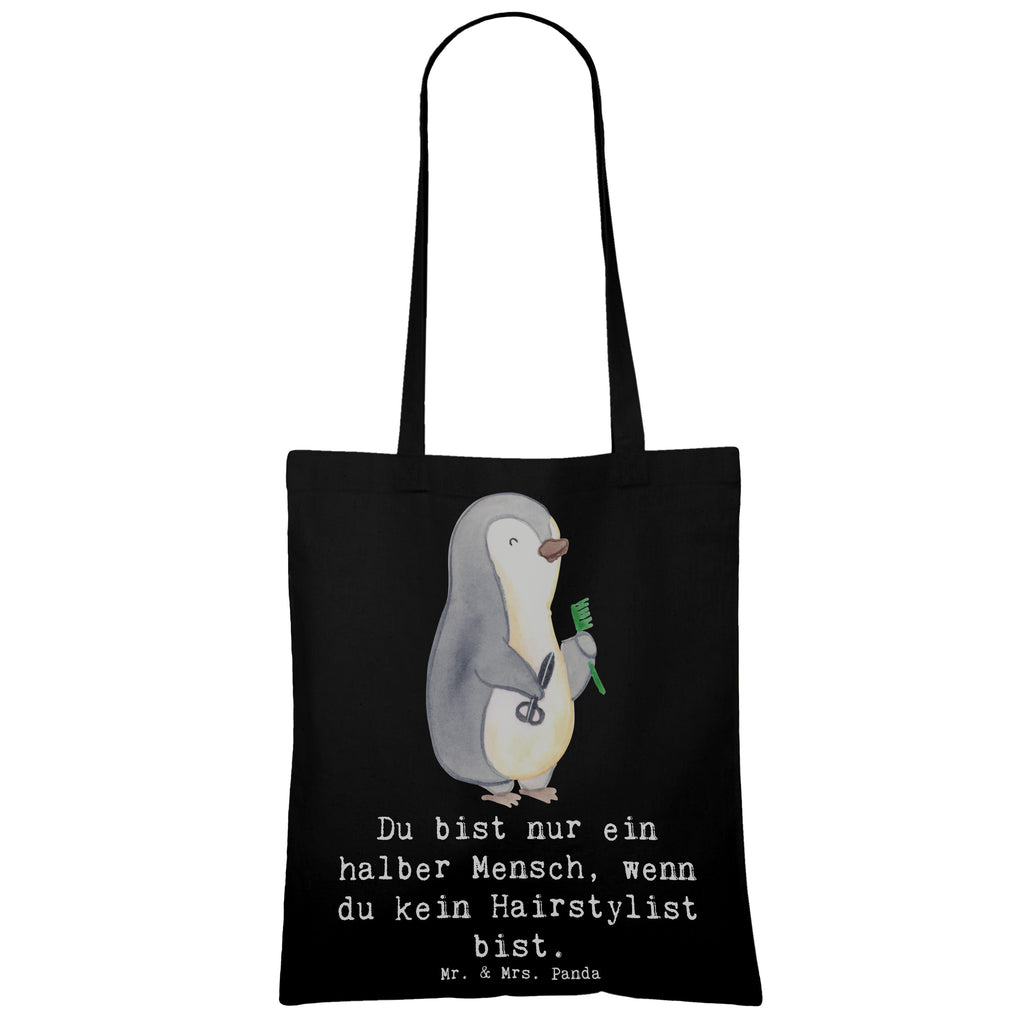 Tragetasche Hairstylist mit Herz Beuteltasche, Beutel, Einkaufstasche, Jutebeutel, Stoffbeutel, Tasche, Shopper, Umhängetasche, Strandtasche, Schultertasche, Stofftasche, Tragetasche, Badetasche, Jutetasche, Einkaufstüte, Laptoptasche, Beruf, Ausbildung, Jubiläum, Abschied, Rente, Kollege, Kollegin, Geschenk, Schenken, Arbeitskollege, Mitarbeiter, Firma, Danke, Dankeschön, Frisör, Haarstylist, Hairstylist, Friseursalon, Barbier, Coiffeur, Eröffnung Friseur