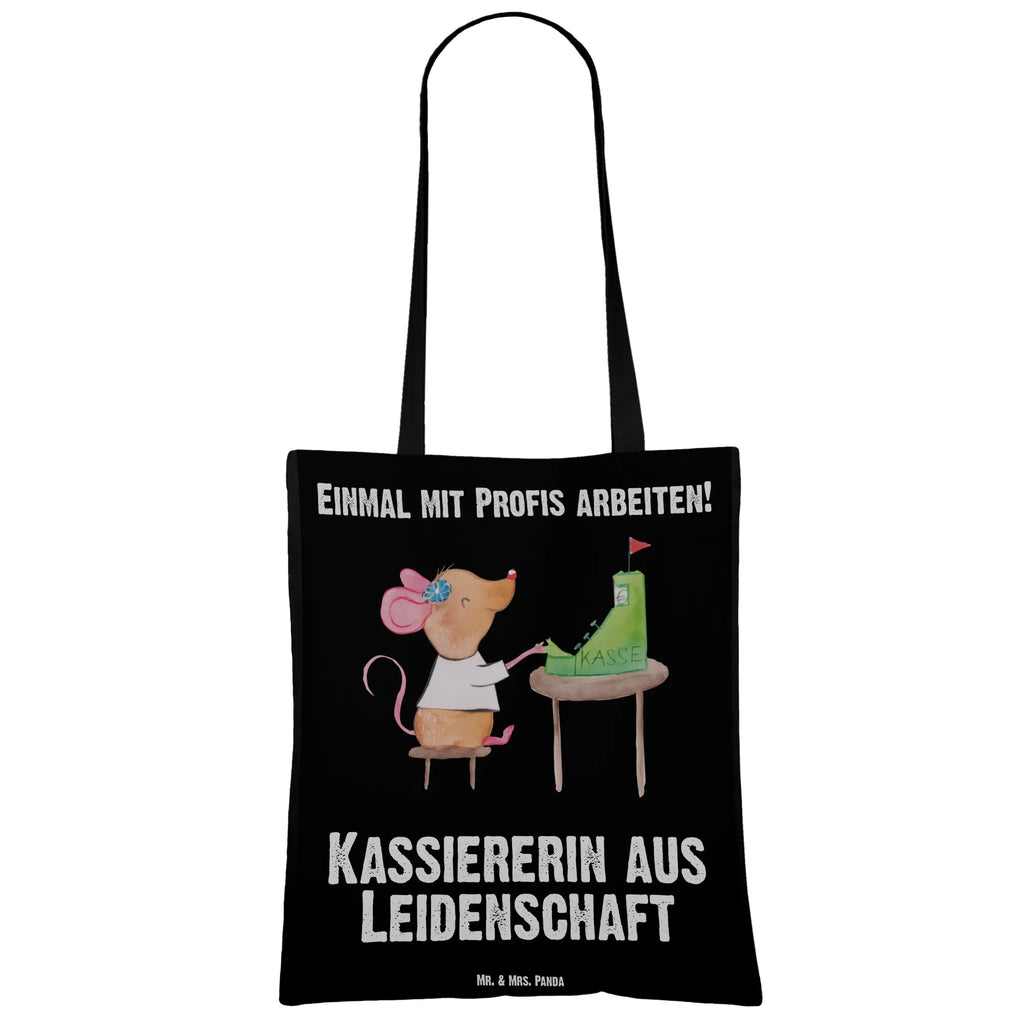 Tragetasche Kassiererin aus Leidenschaft Beuteltasche, Beutel, Einkaufstasche, Jutebeutel, Stoffbeutel, Tasche, Shopper, Umhängetasche, Strandtasche, Schultertasche, Stofftasche, Tragetasche, Badetasche, Jutetasche, Einkaufstüte, Laptoptasche, Beruf, Ausbildung, Jubiläum, Abschied, Rente, Kollege, Kollegin, Geschenk, Schenken, Arbeitskollege, Mitarbeiter, Firma, Danke, Dankeschön, Kassiererin, Kassenwartin, Mitarbeiterin Kasse